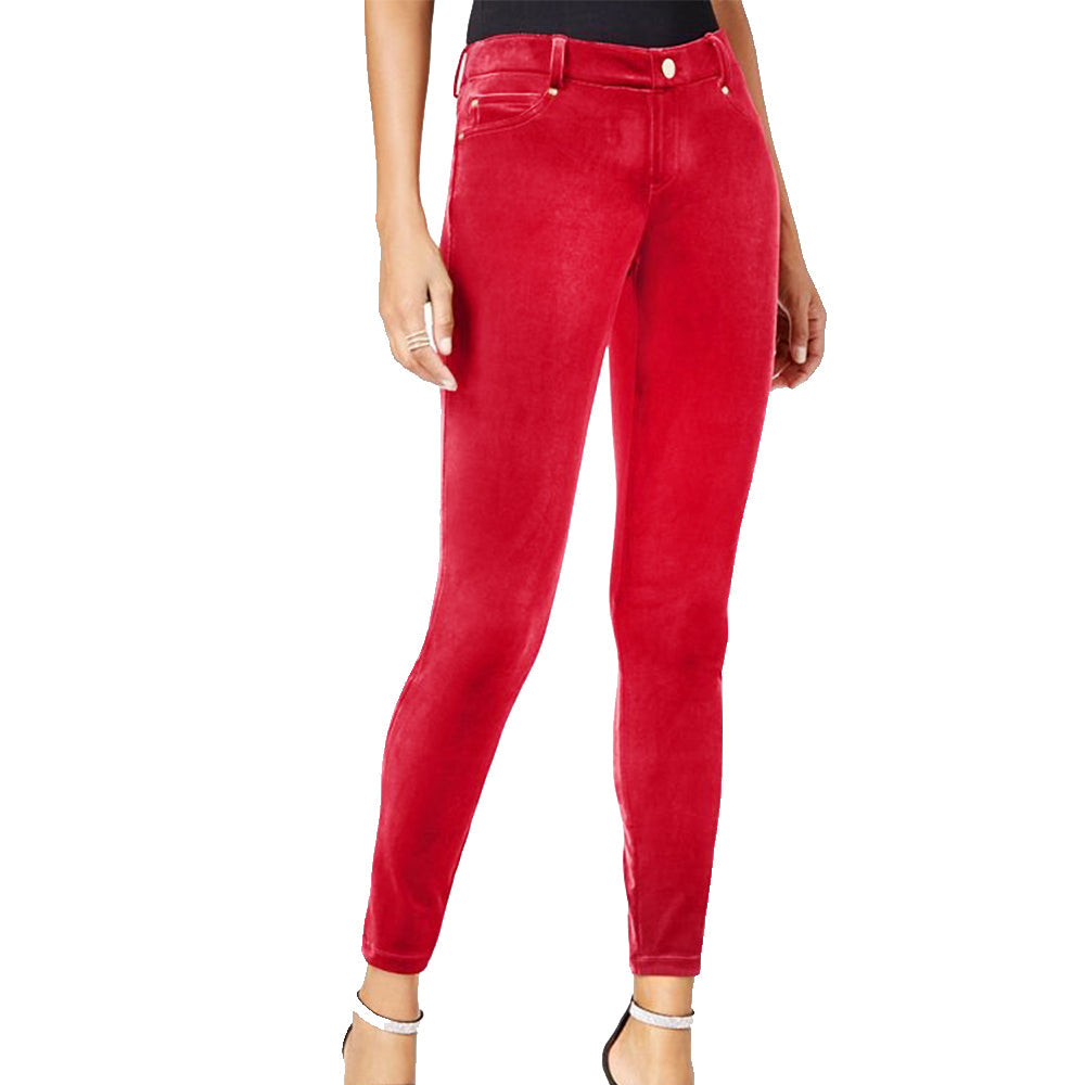 Image for Women's Velvet Pant,Red