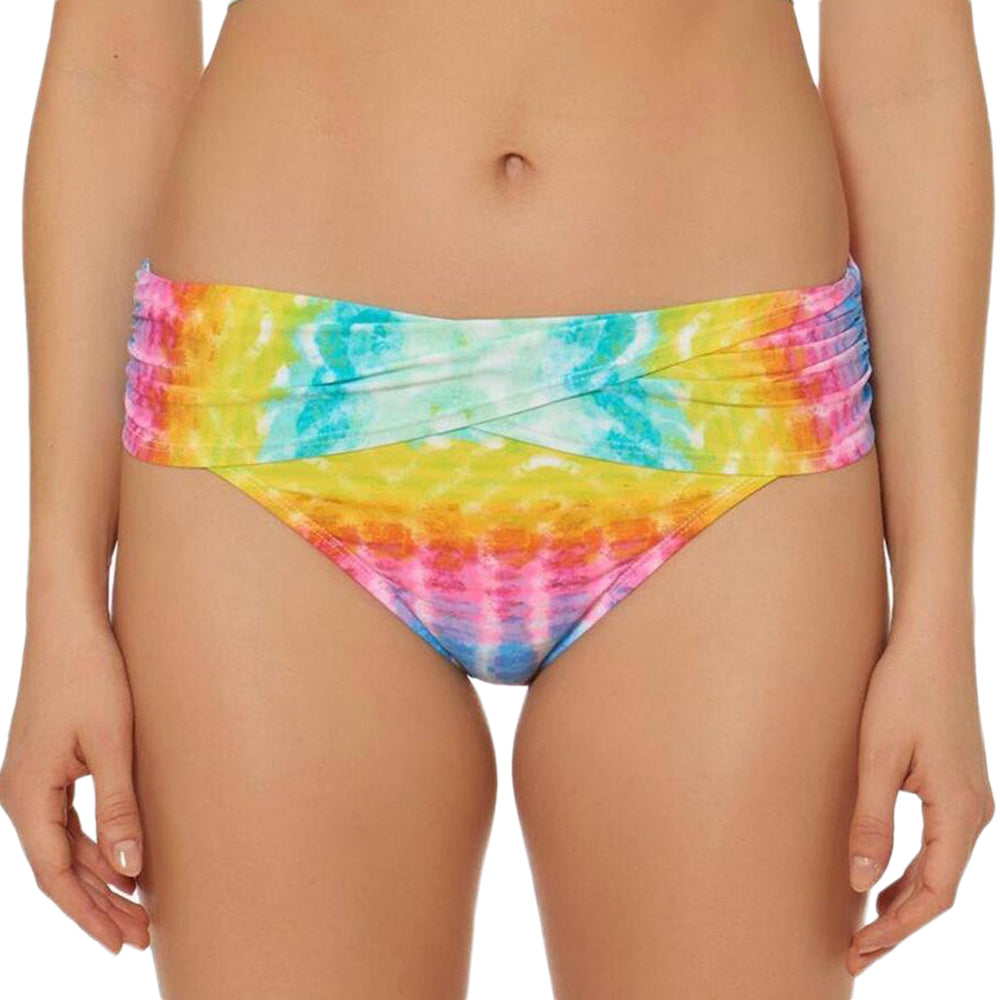 Image for Women's Tie-Dye Fold-Over Bikini Bottom,Multi