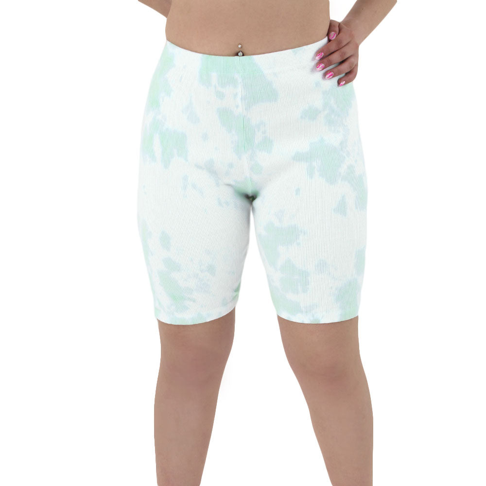 Image for Women's Ribbed Cotton Short,Pistache