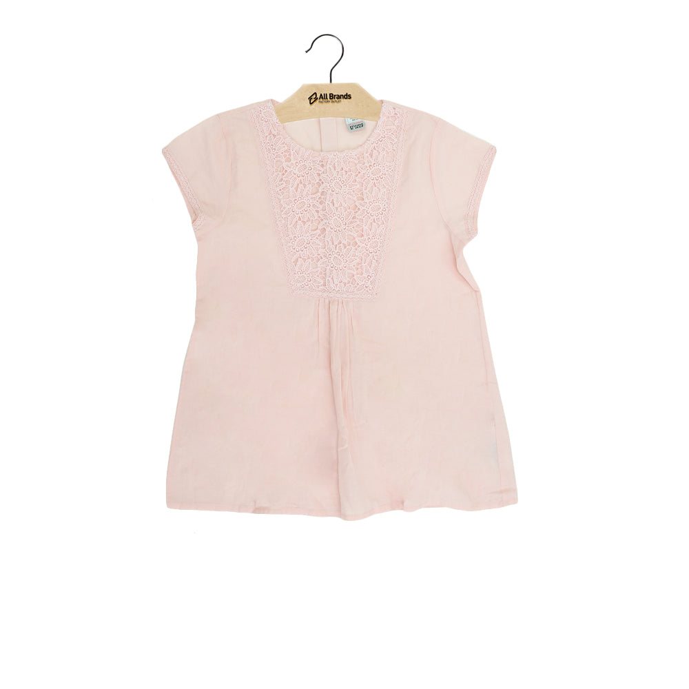 Image for Kid's Girl Embroidered Top,Light Pink