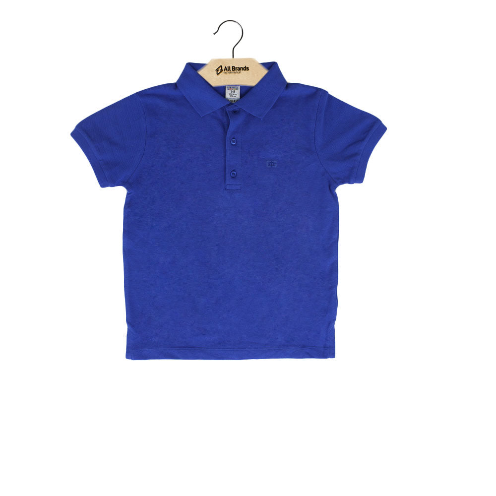 Image for Kid's Boy Plain Solid Polo Shirt,Indigo