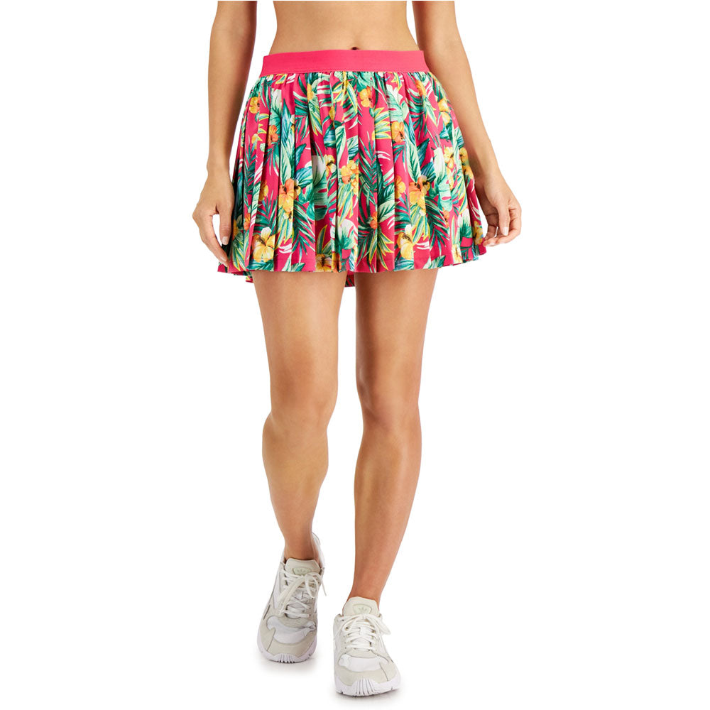 Image for Women's Tropical Printed Pleated Skort,Fuchsia
