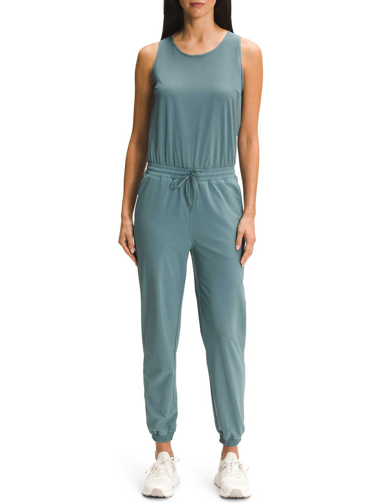 Image for Women's Plain Solid Jumpsuit,Goblin Blue