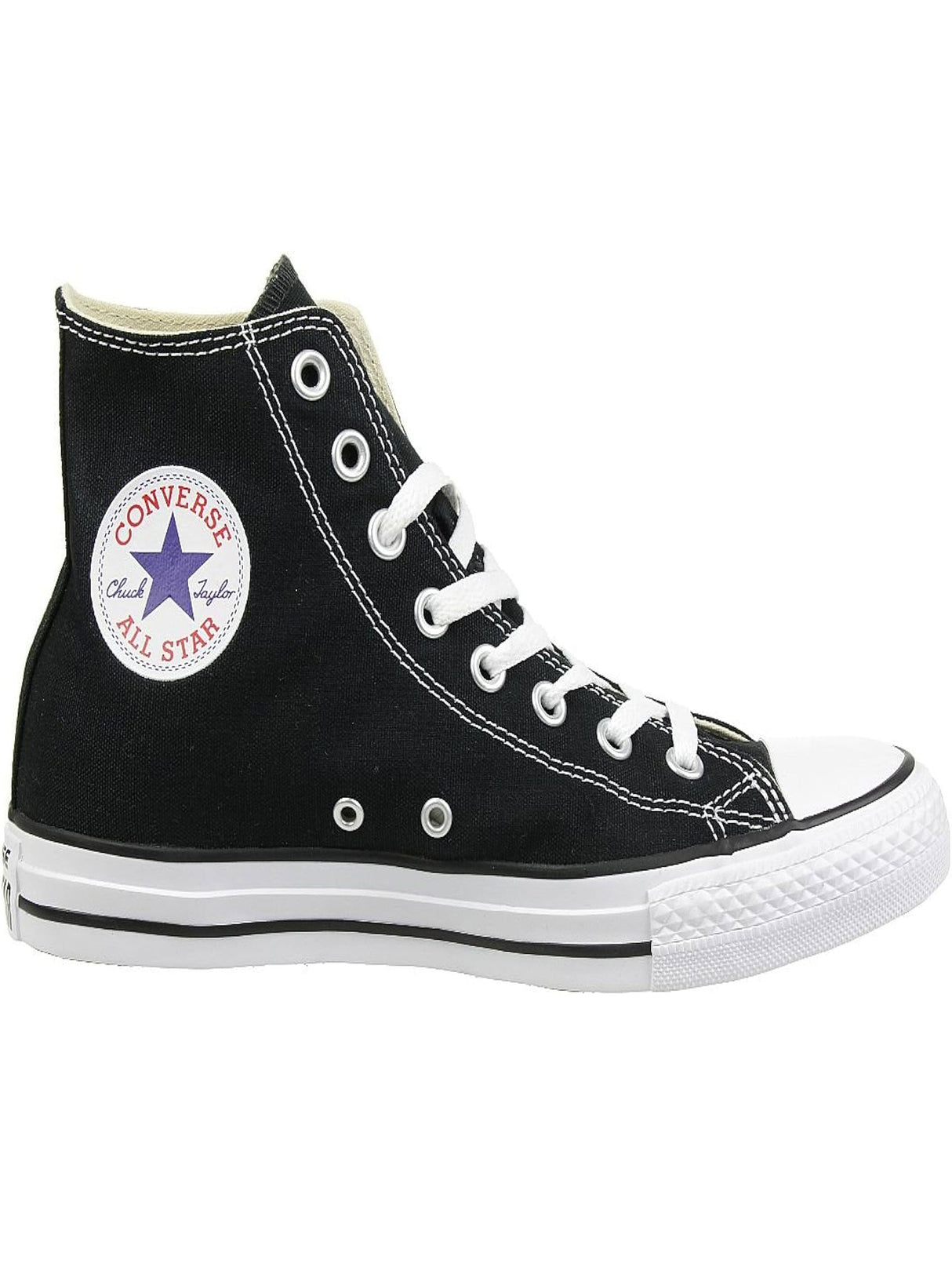 Image for Men's Brand Logo Printed High Casual Shoes,Black/White