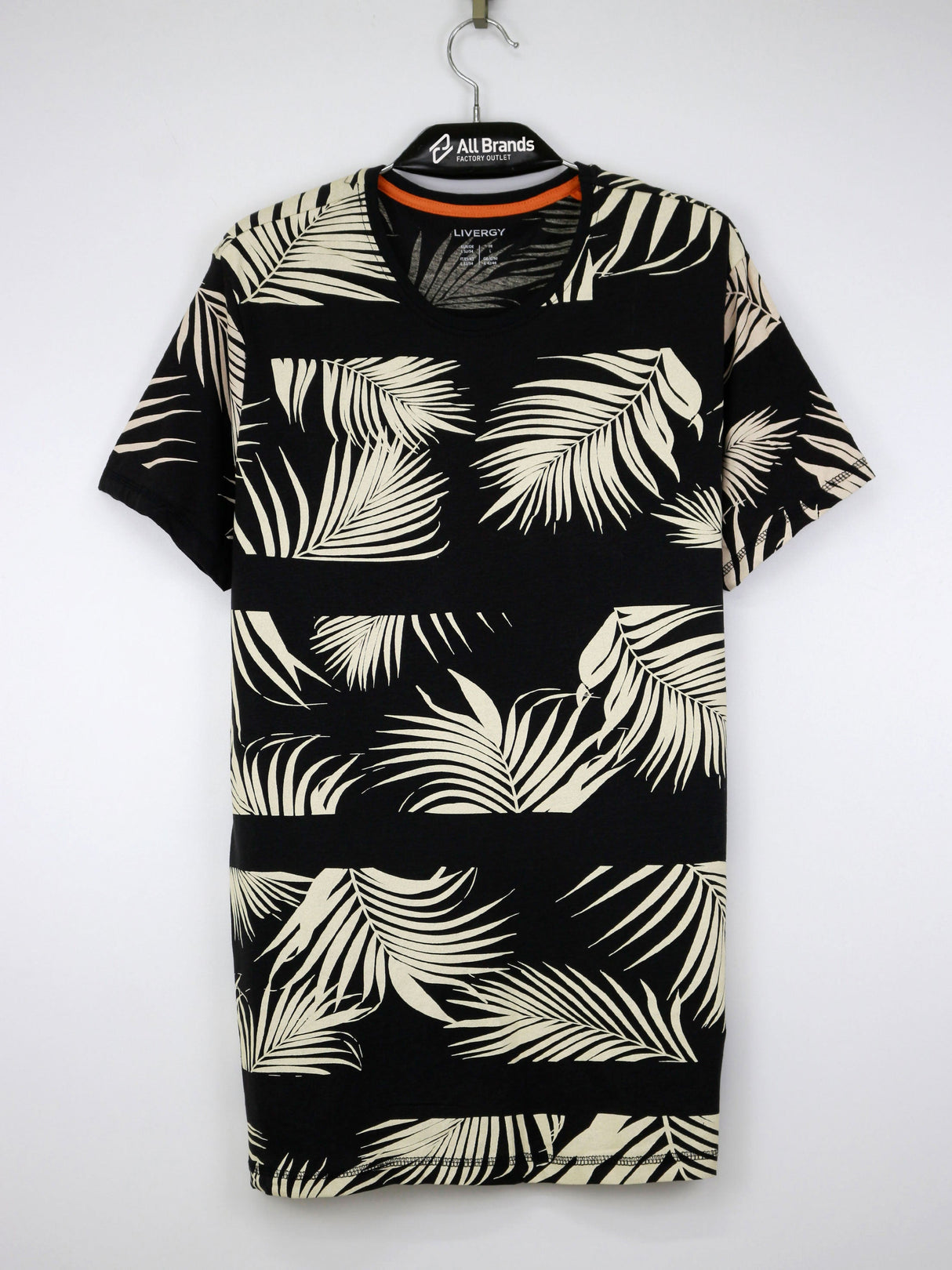 Image for Men's Graphic Printed Top,Black