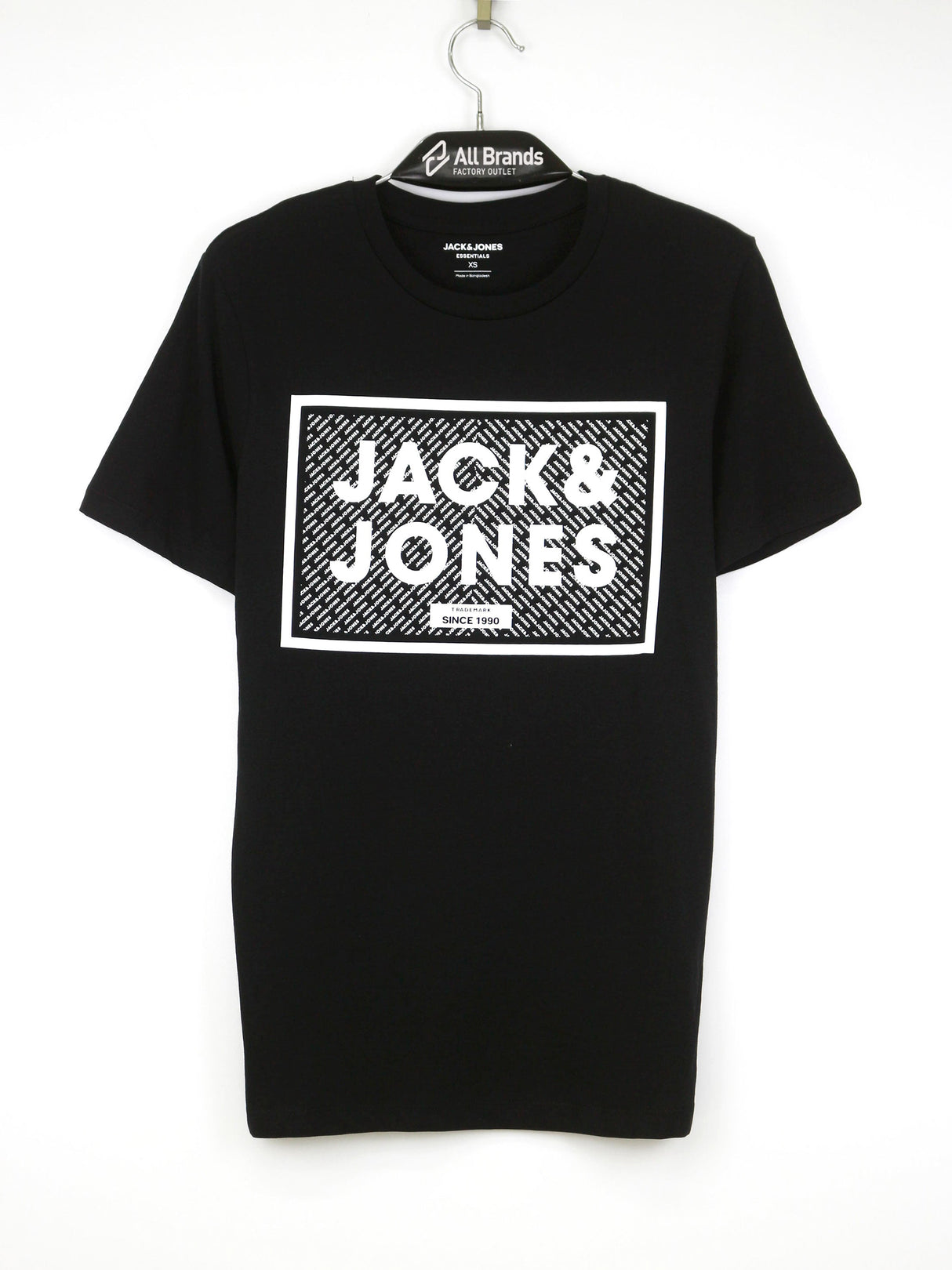 Image for Men's Brand Logo Printed Top,Black