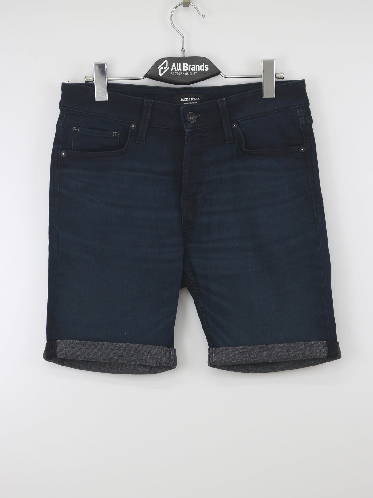 Image for Men's Washed Denim Short,Navy