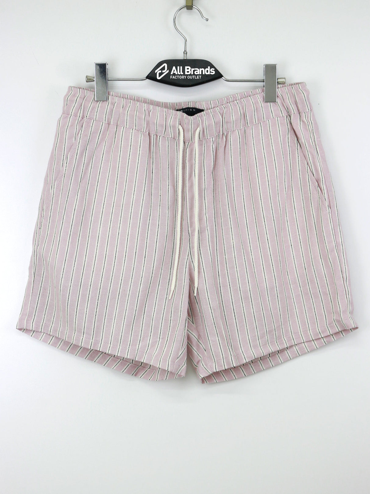 Image for Men's Striped Drawstring Short,Light Pink