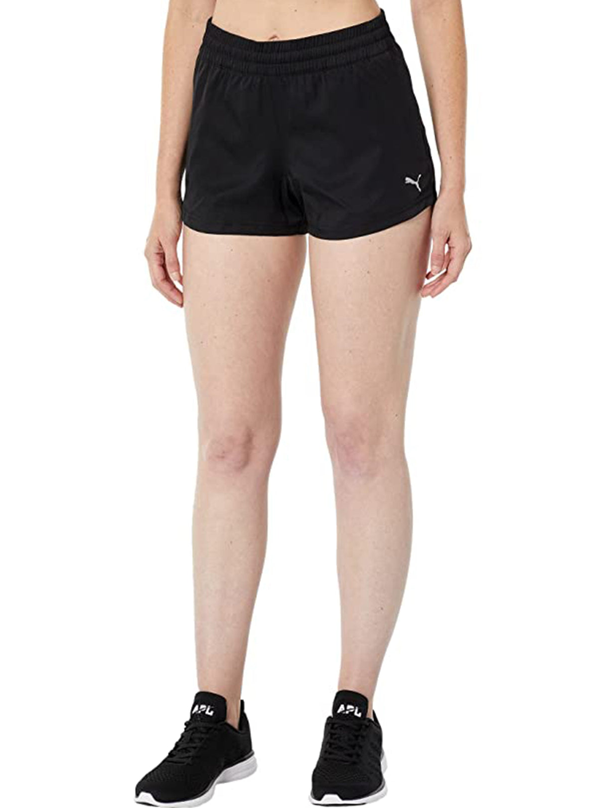 Image for Women's Brand Logo Embroidered Sport Short,Black