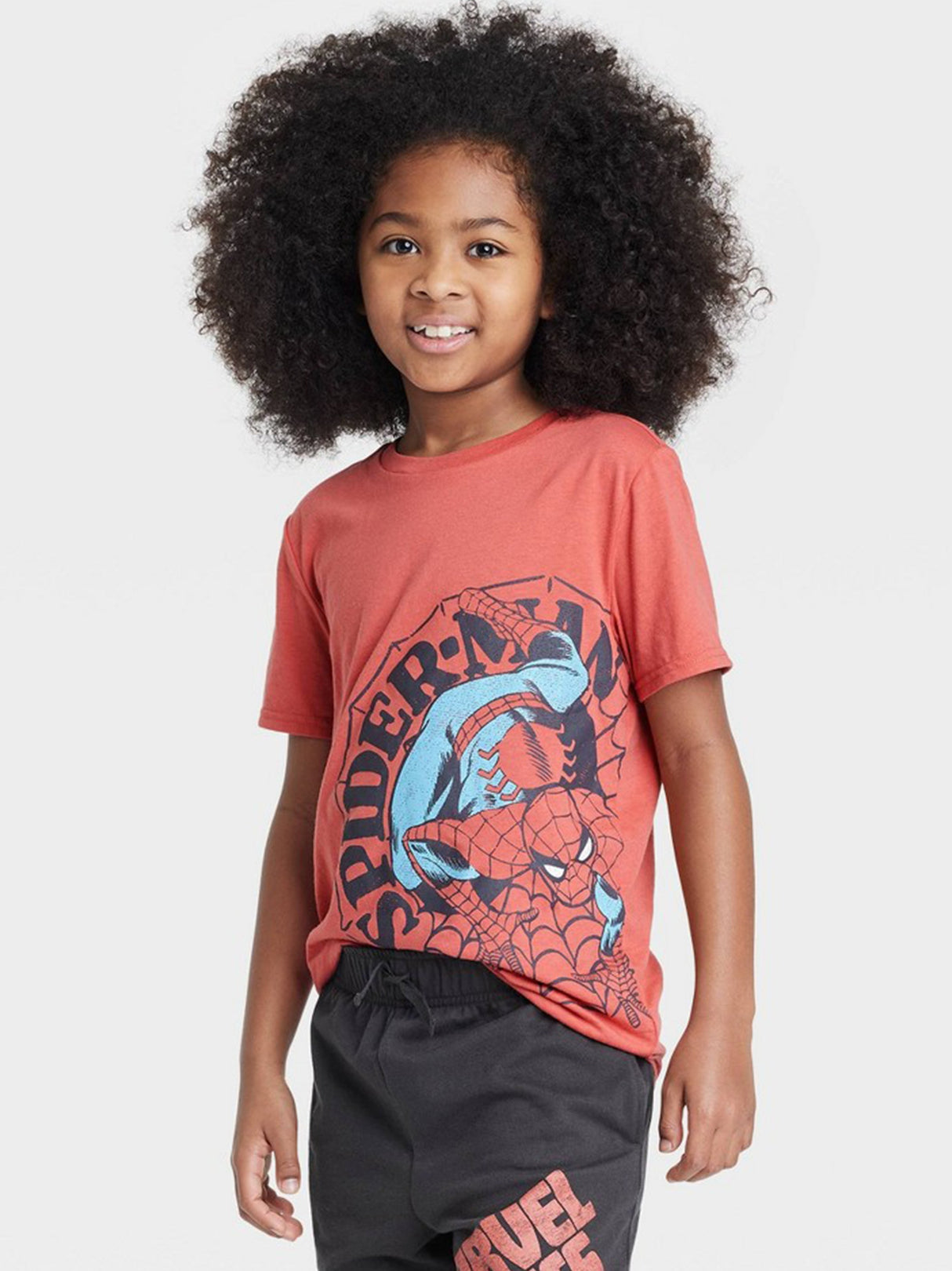 Image for Kids Boy Graphic Printed T-Shirt,Brick