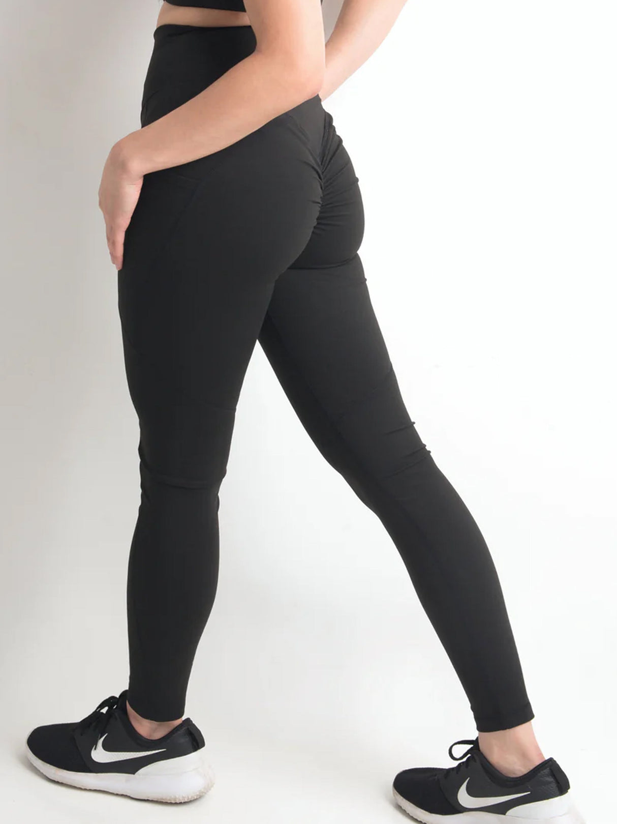Image for Women's Plain Solid Legging,Black