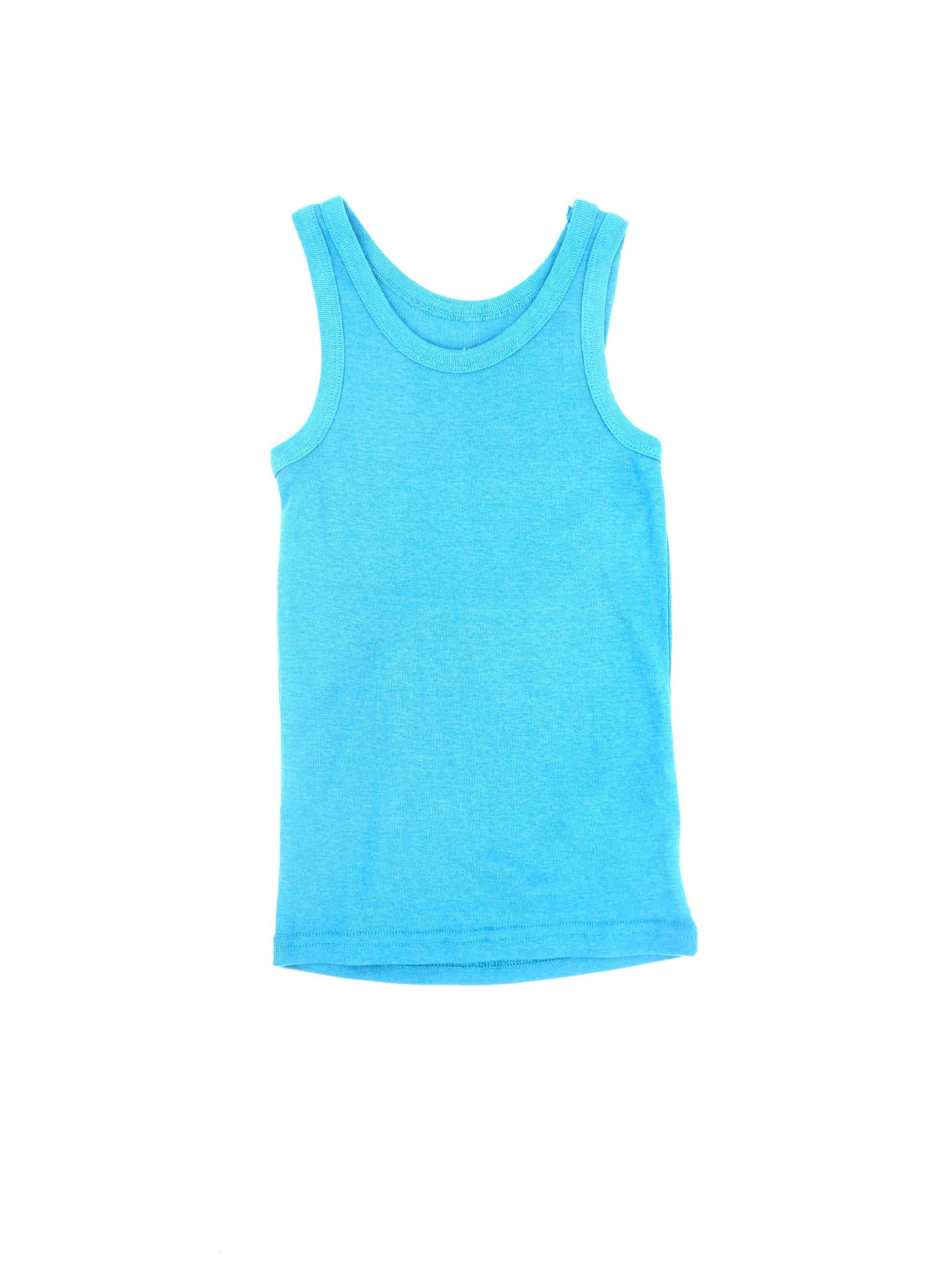 Image for Kids Girl Plain Solid Tank Top,Blue
