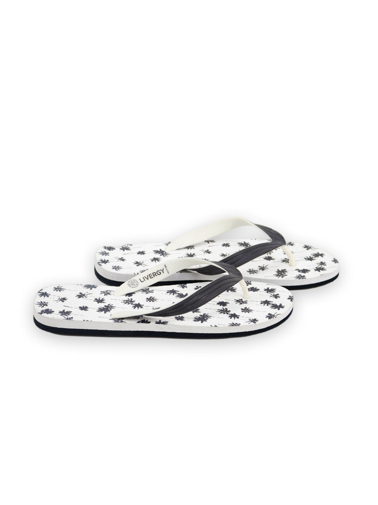 Image for Men's Printed Slippers,White