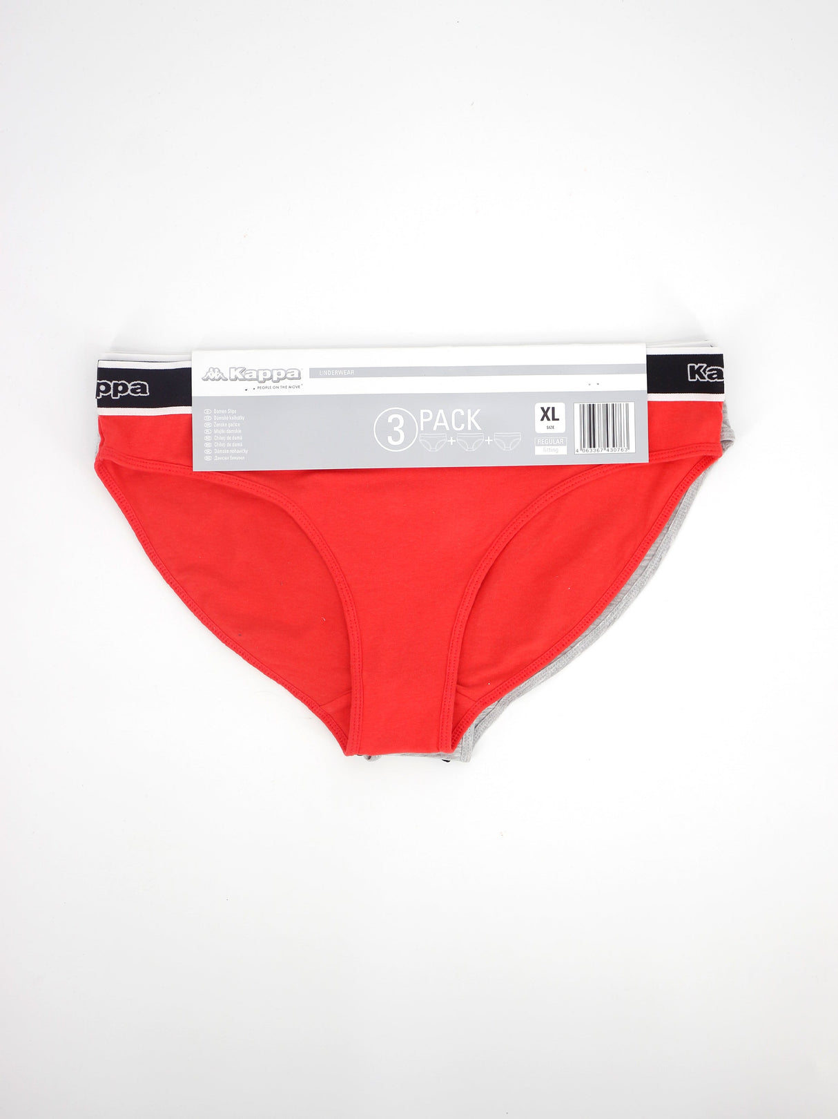 Image for Women's 3 Pack Brand Logo Briefs,Multi