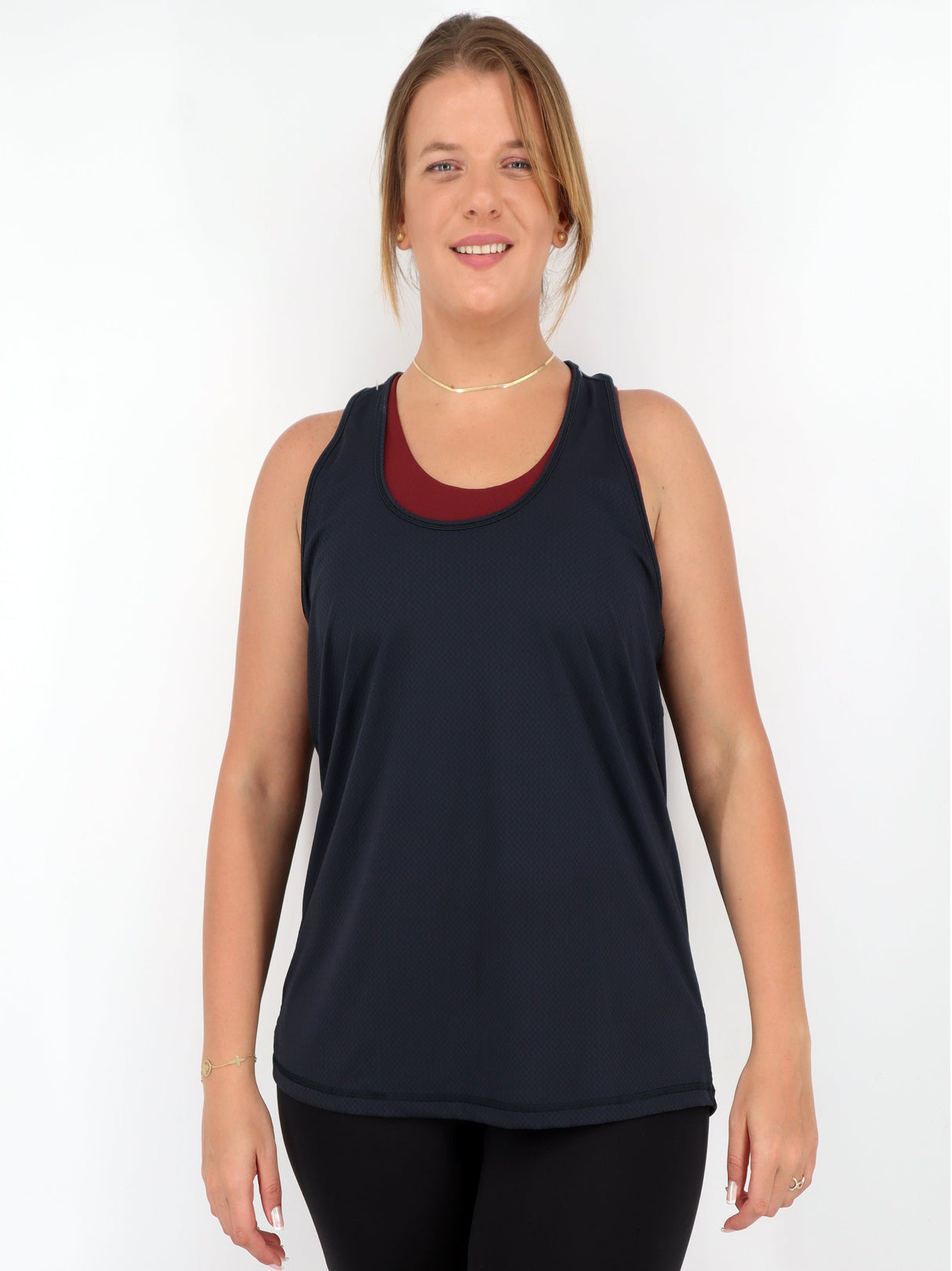 Image for Women's 2 Pcs Top/Bra Sport Set ,Black & Red