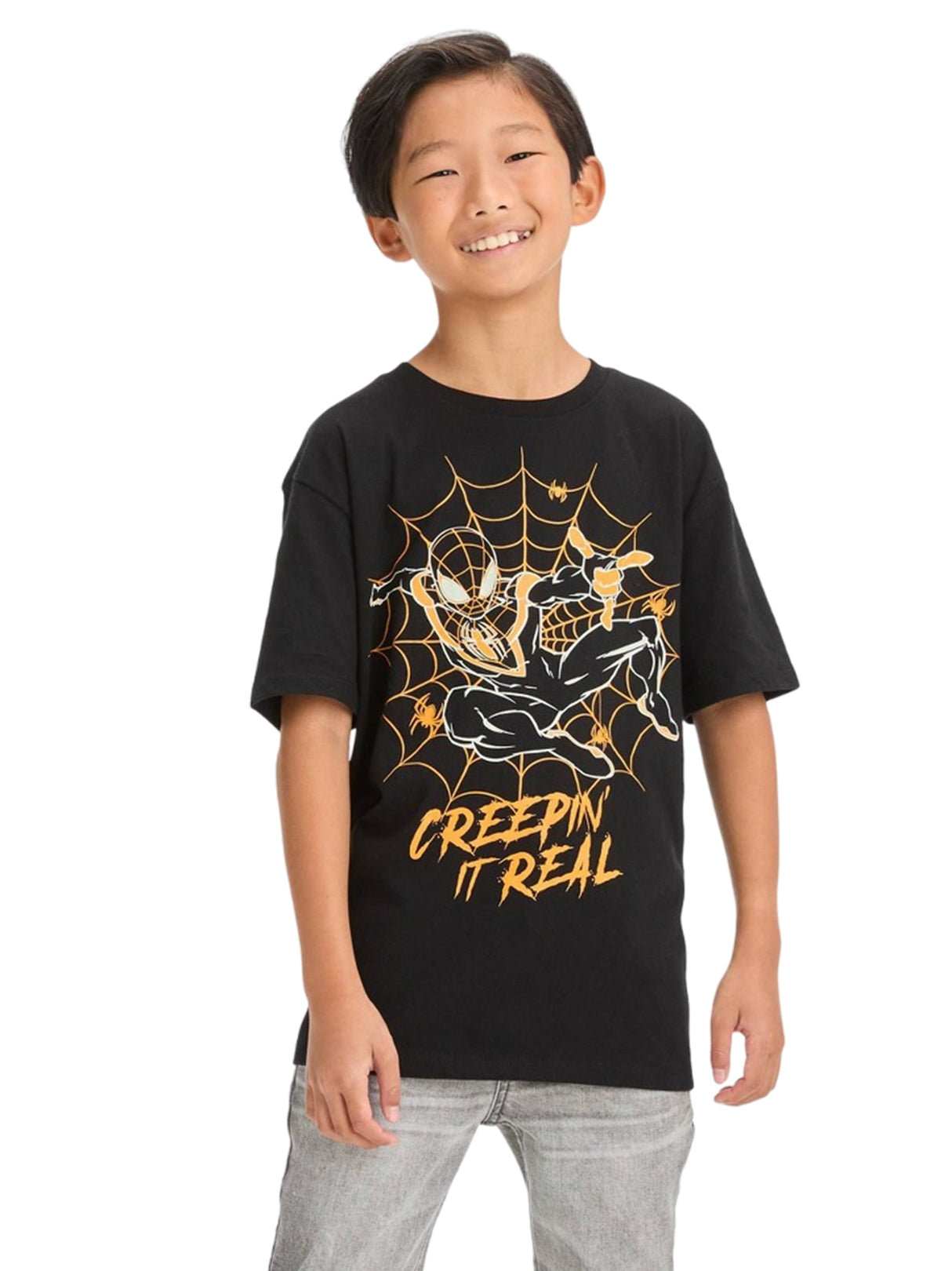 Image for Kids Boy's Graphic Printed T-Shirt,Black