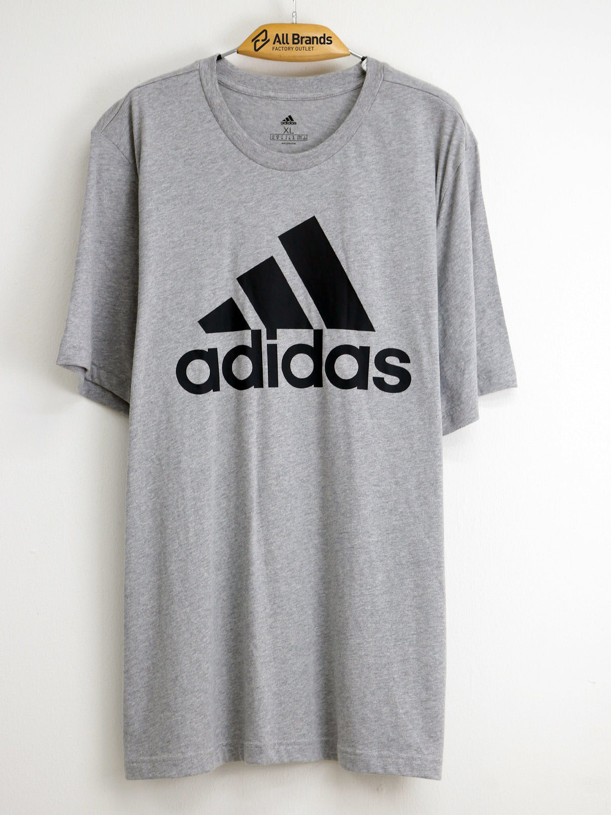 Image for Men's Brand Logo Printed T-Shirt,Light Grey