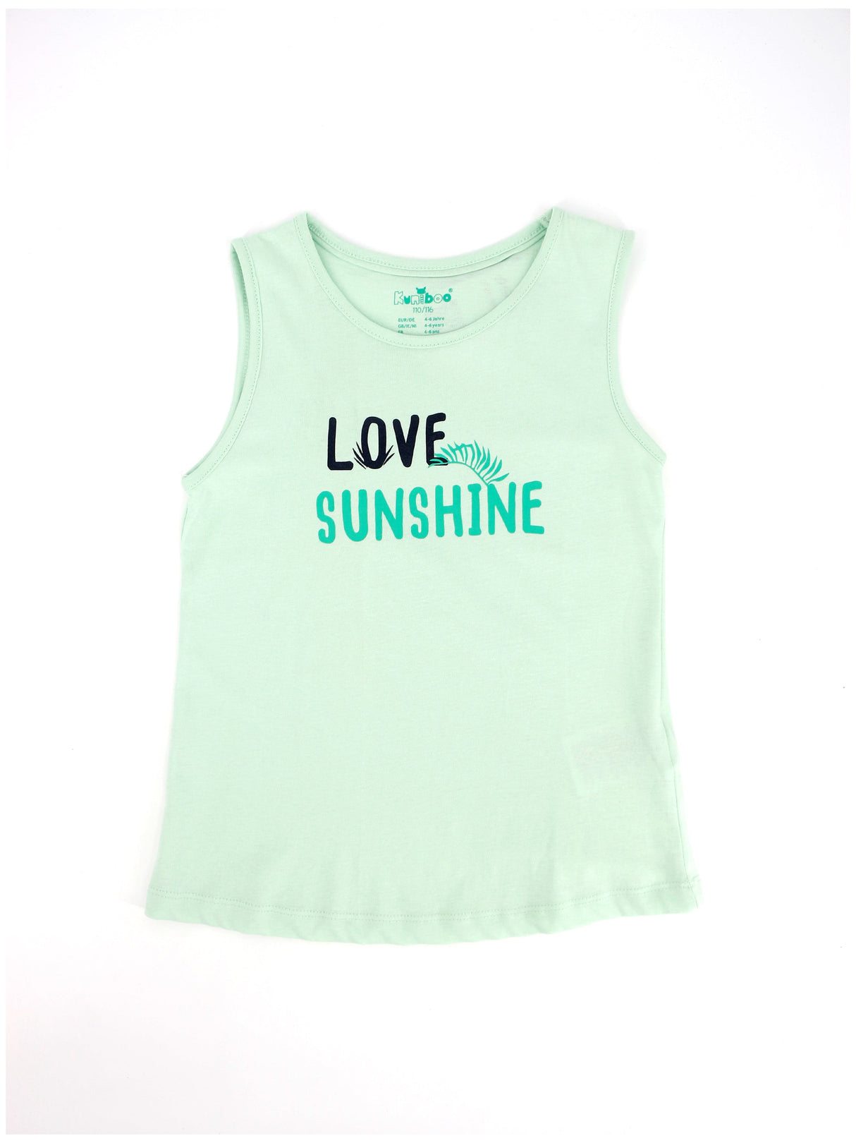 Image for Kids Girl's Graphic Printed Tank Top,Light Green