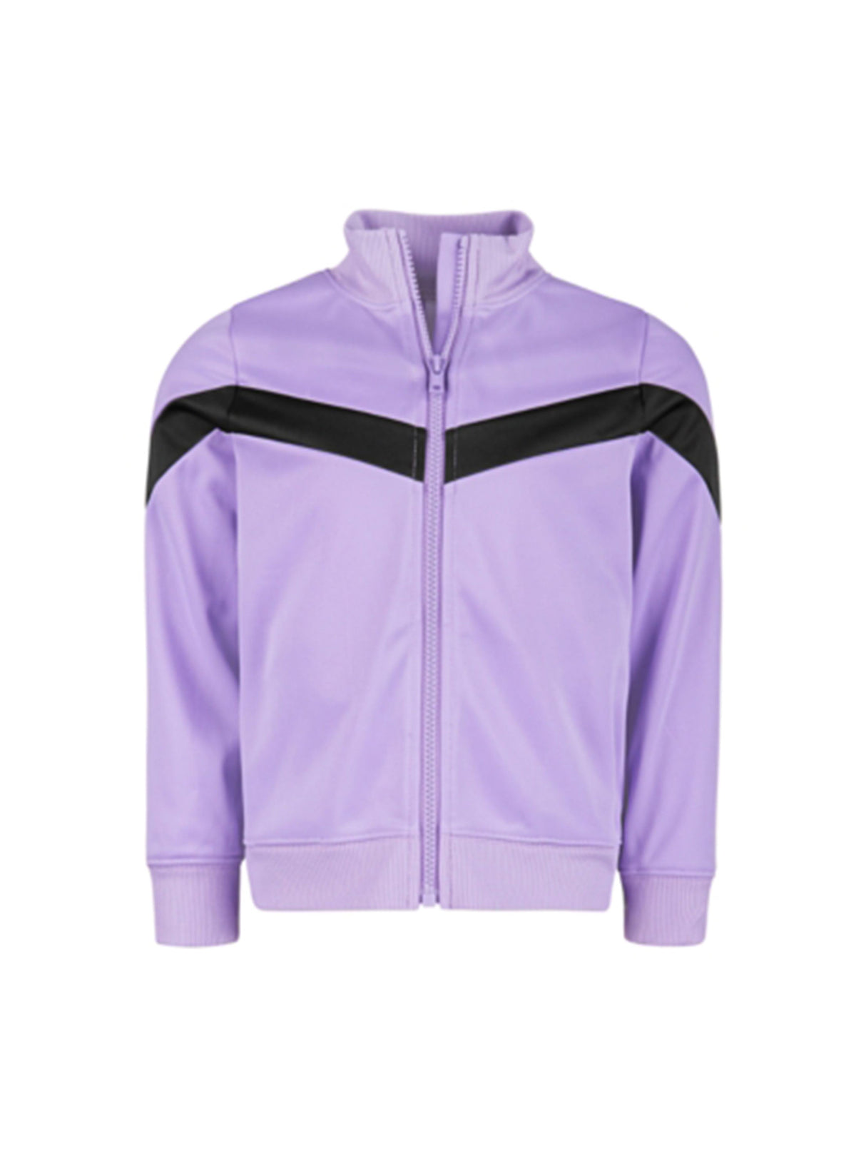 Image for Kids Girl's Striped Chevron Track Jacket,Purple