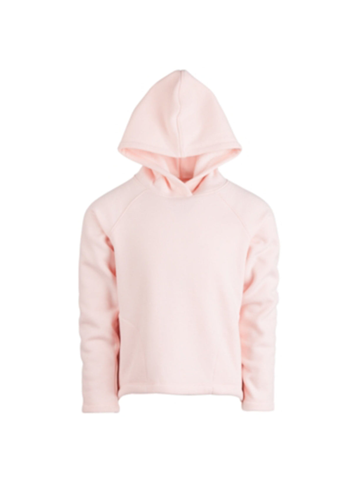 Image for Kids Girl's Plain Solid Fleece Hoodie,Light Pink