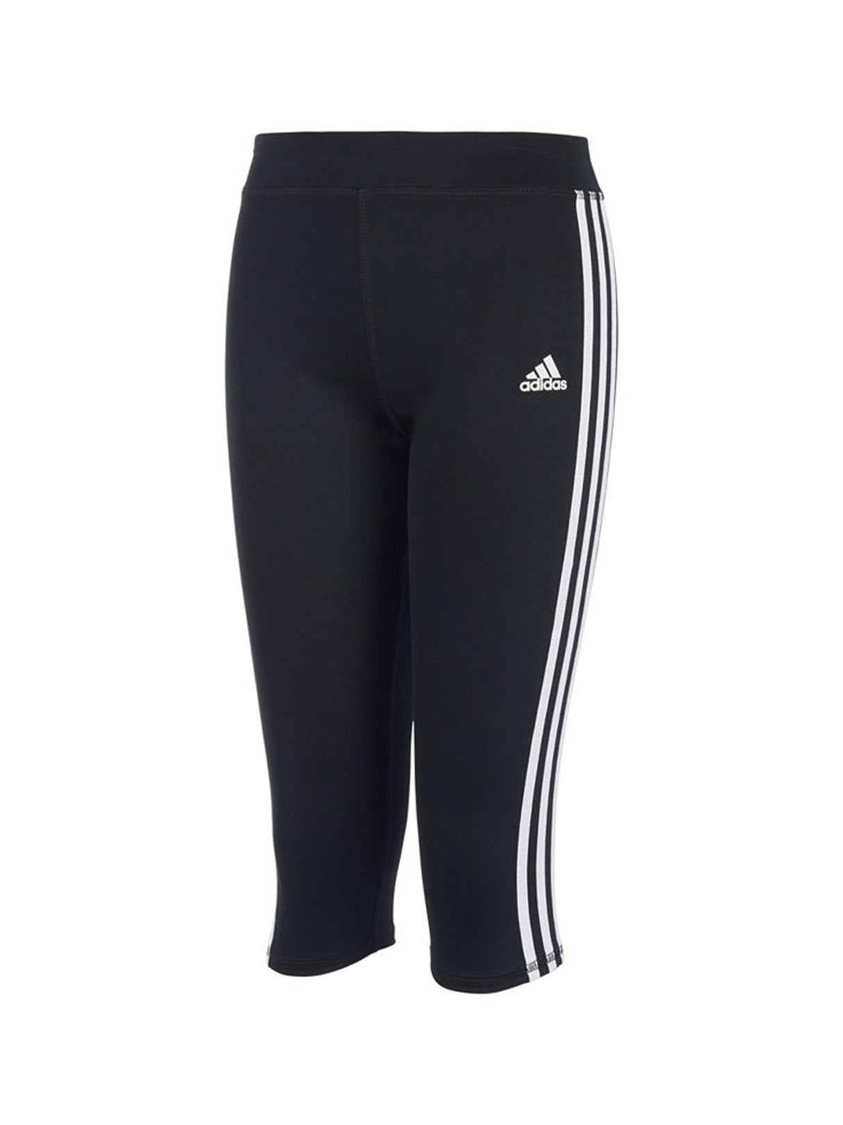 Image for Kids Girl's Brand Logo Printed Capri Legging,Black