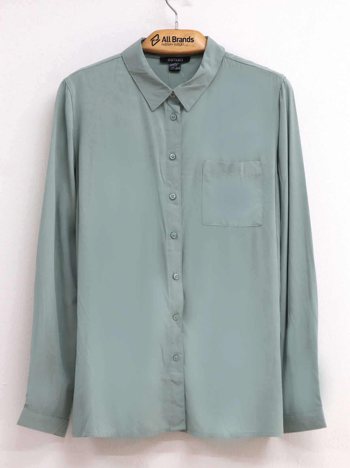 Image for Women's Plain Solid Chemise,Light Green