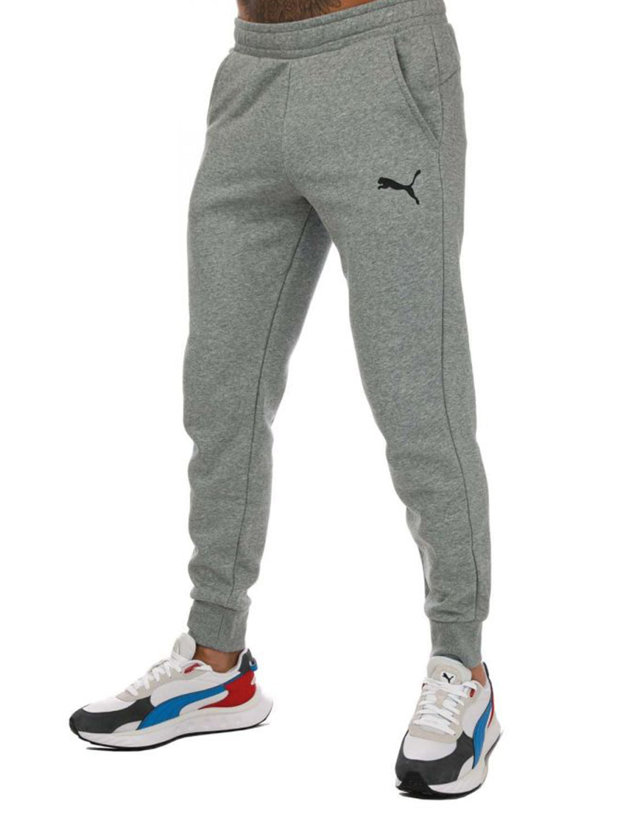 Image for Men's Brand Logo Embroidered Sweatpants,Grey