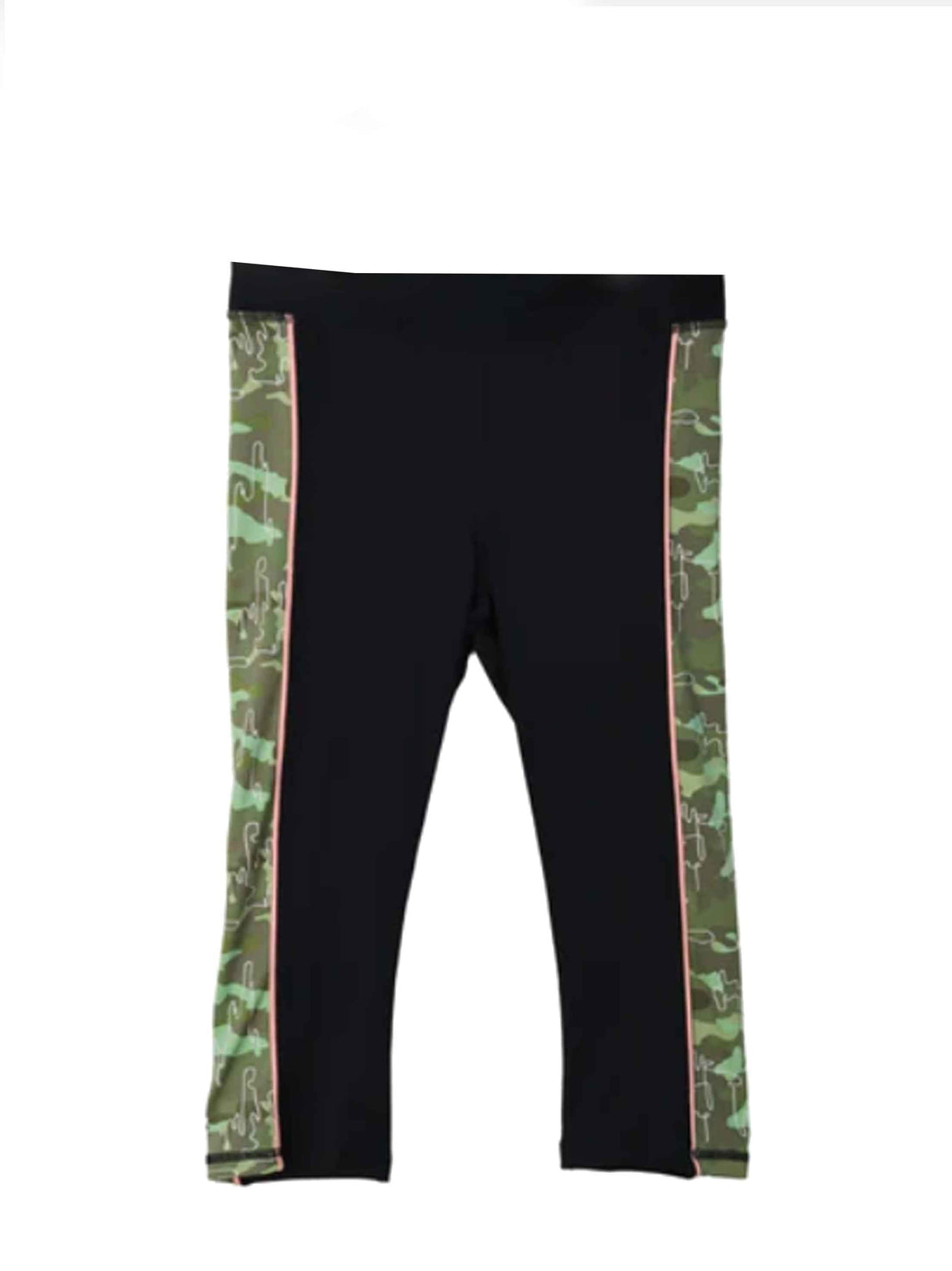 Kids Girl's Camo Printed Legging,Black
