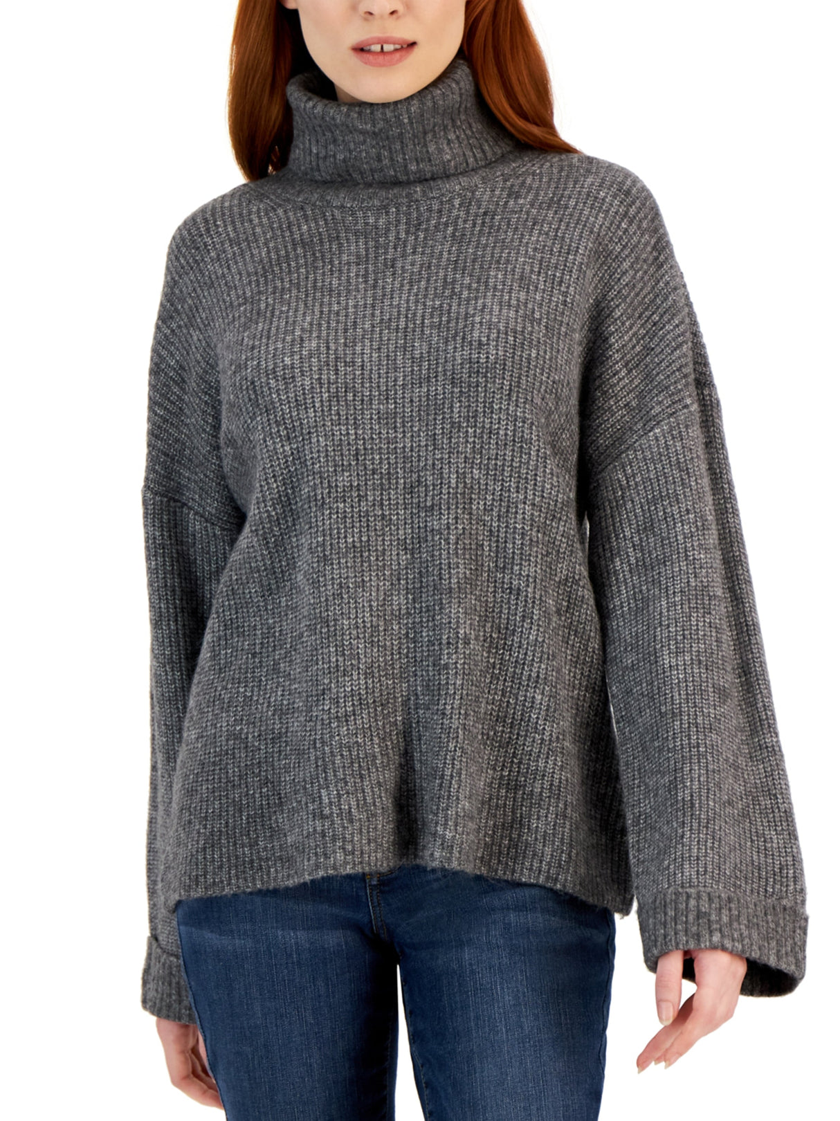 Image for Women's Plain Sweater,Grey