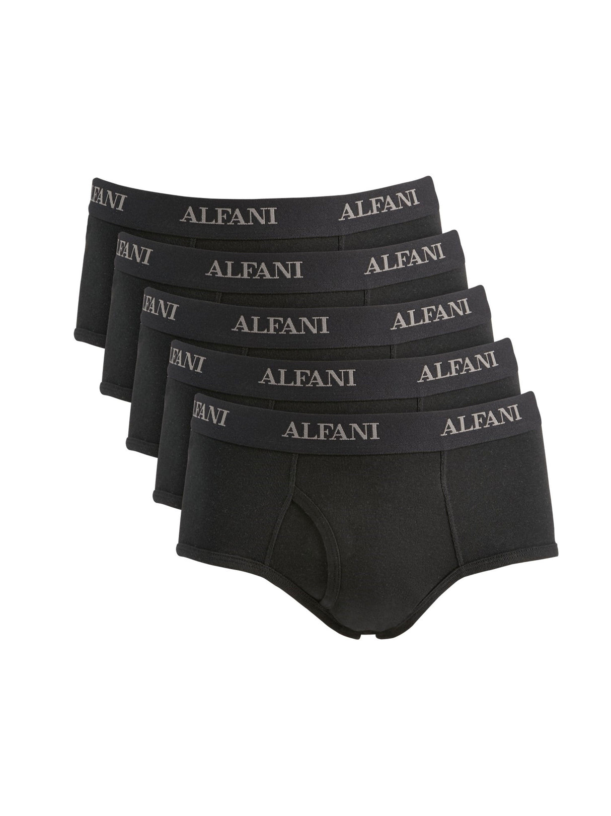 Image for Men's 5 Pairs Plain Boxers Set,Black