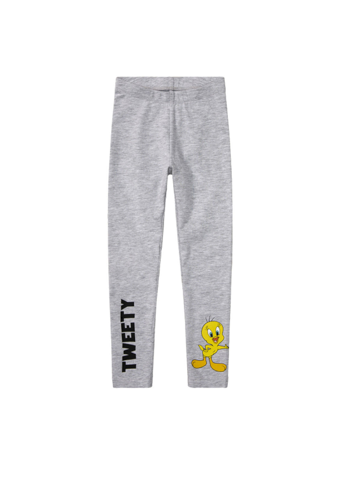 Image for Kids Girl's Graphic Printed Leggings,Light Grey