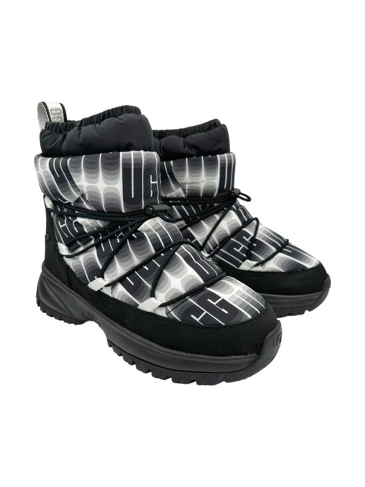 Image for Women's All Over Printed Snow Ankle Boots,Black