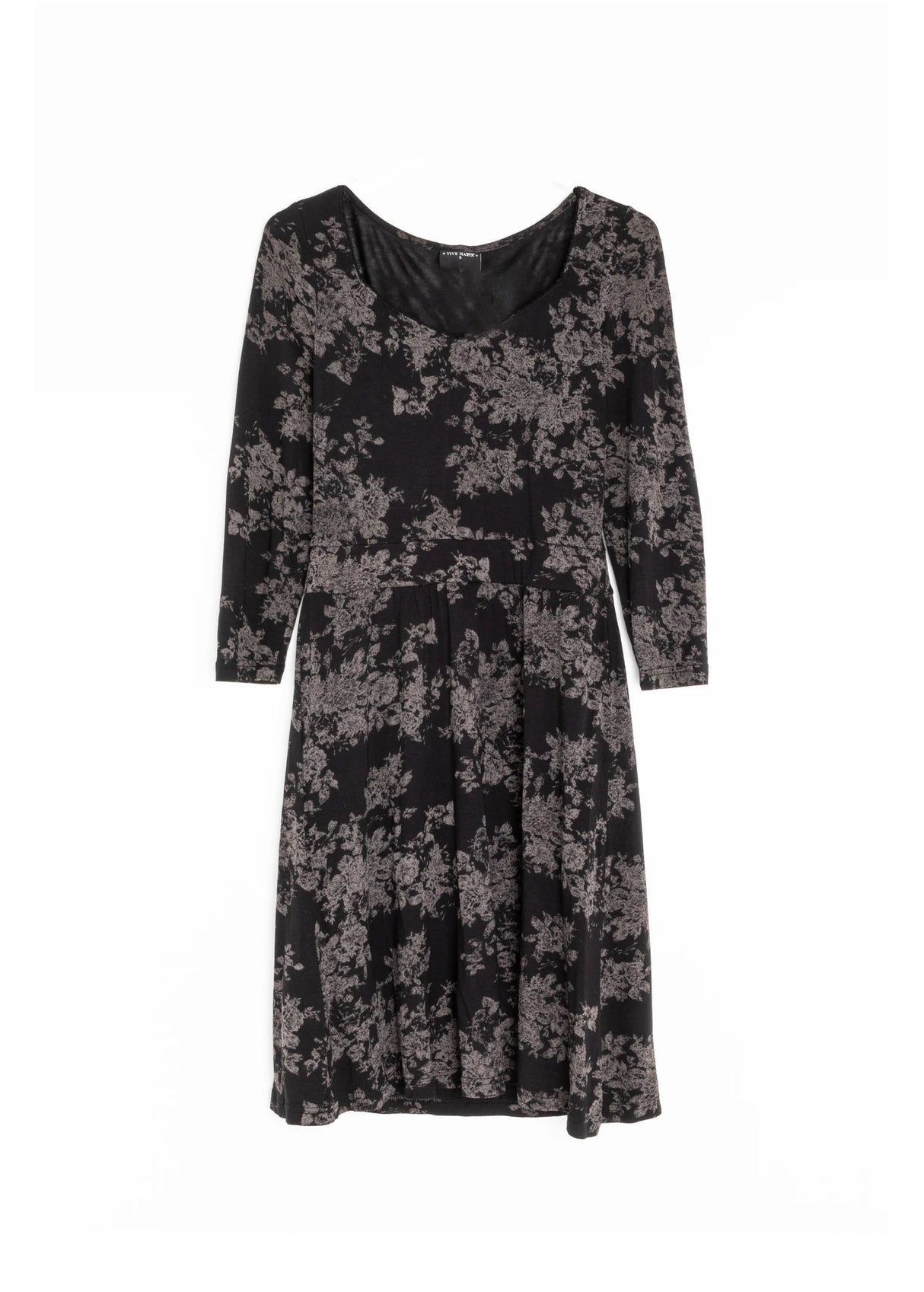 Image for Women's Printed Dress,Black