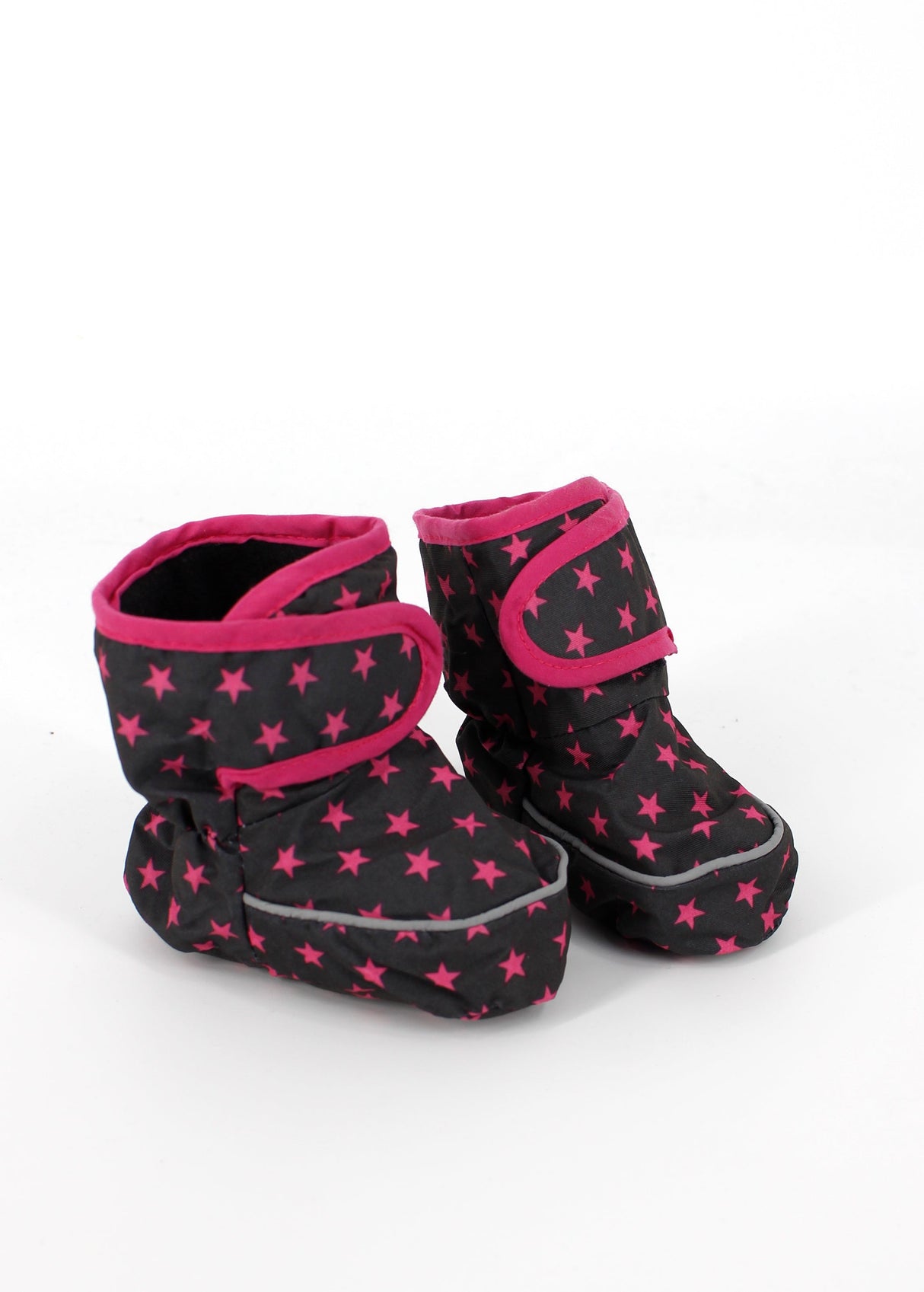 Kids Girl's Star Printed Slippers,Grey