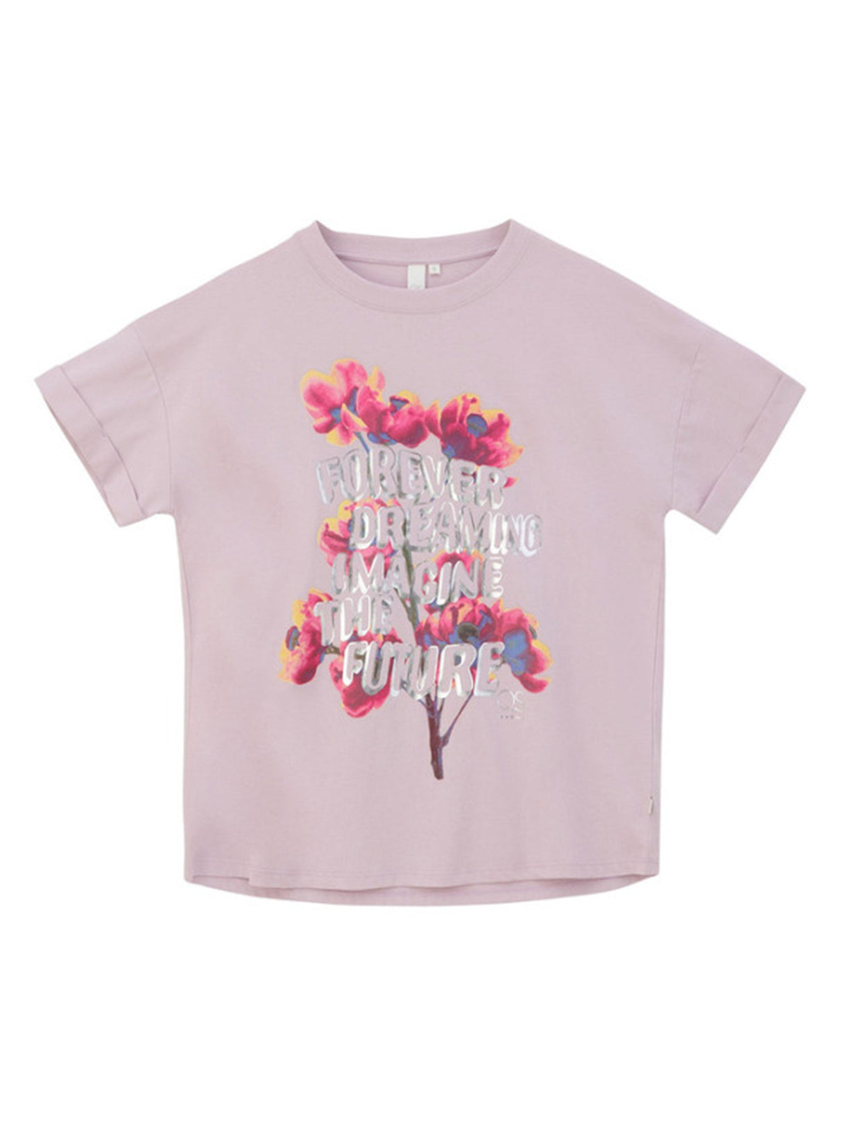 Women's Graphic Printed T-shirt,Light Pink
