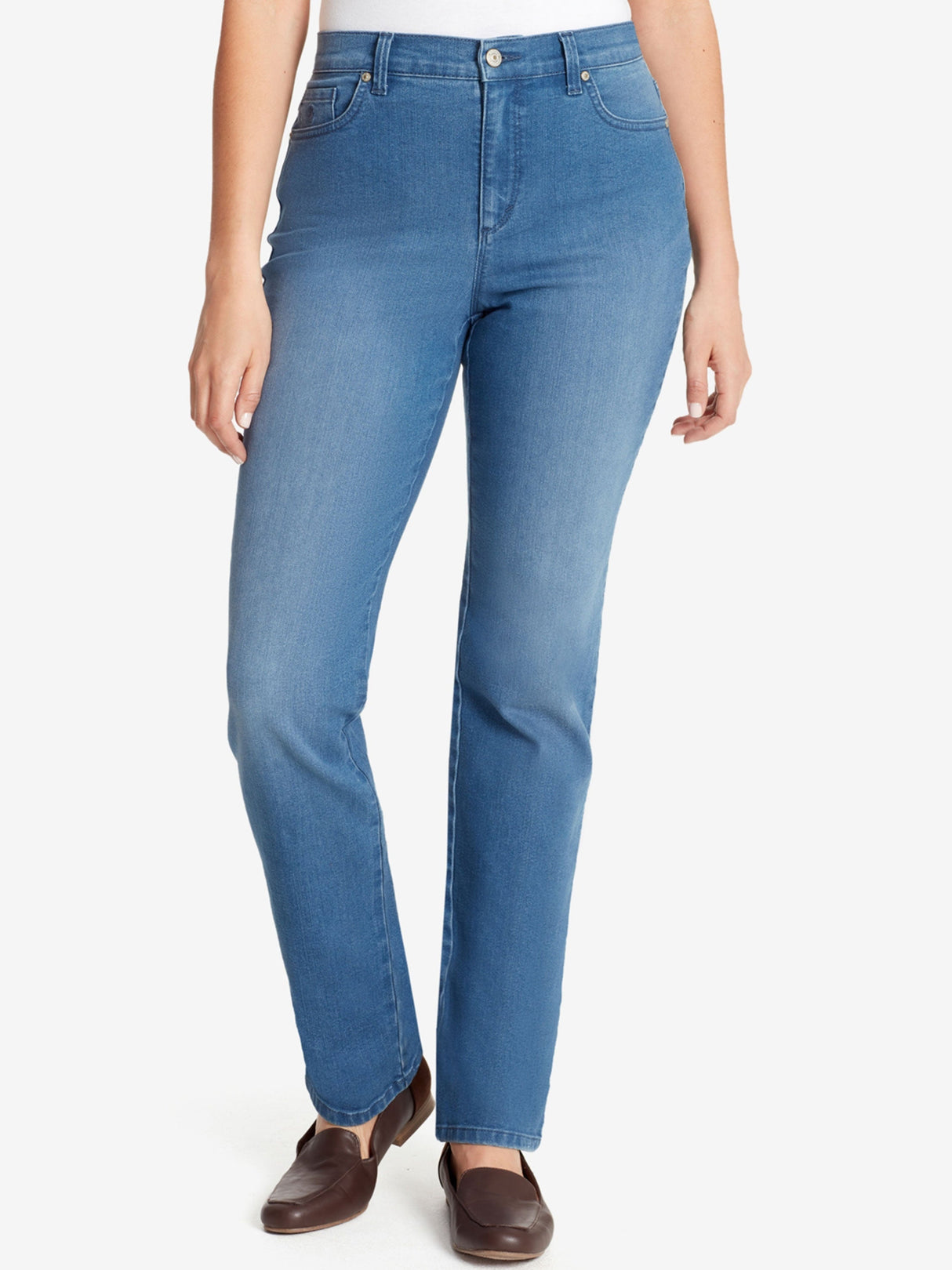 Women's Washed Jeans,Blue