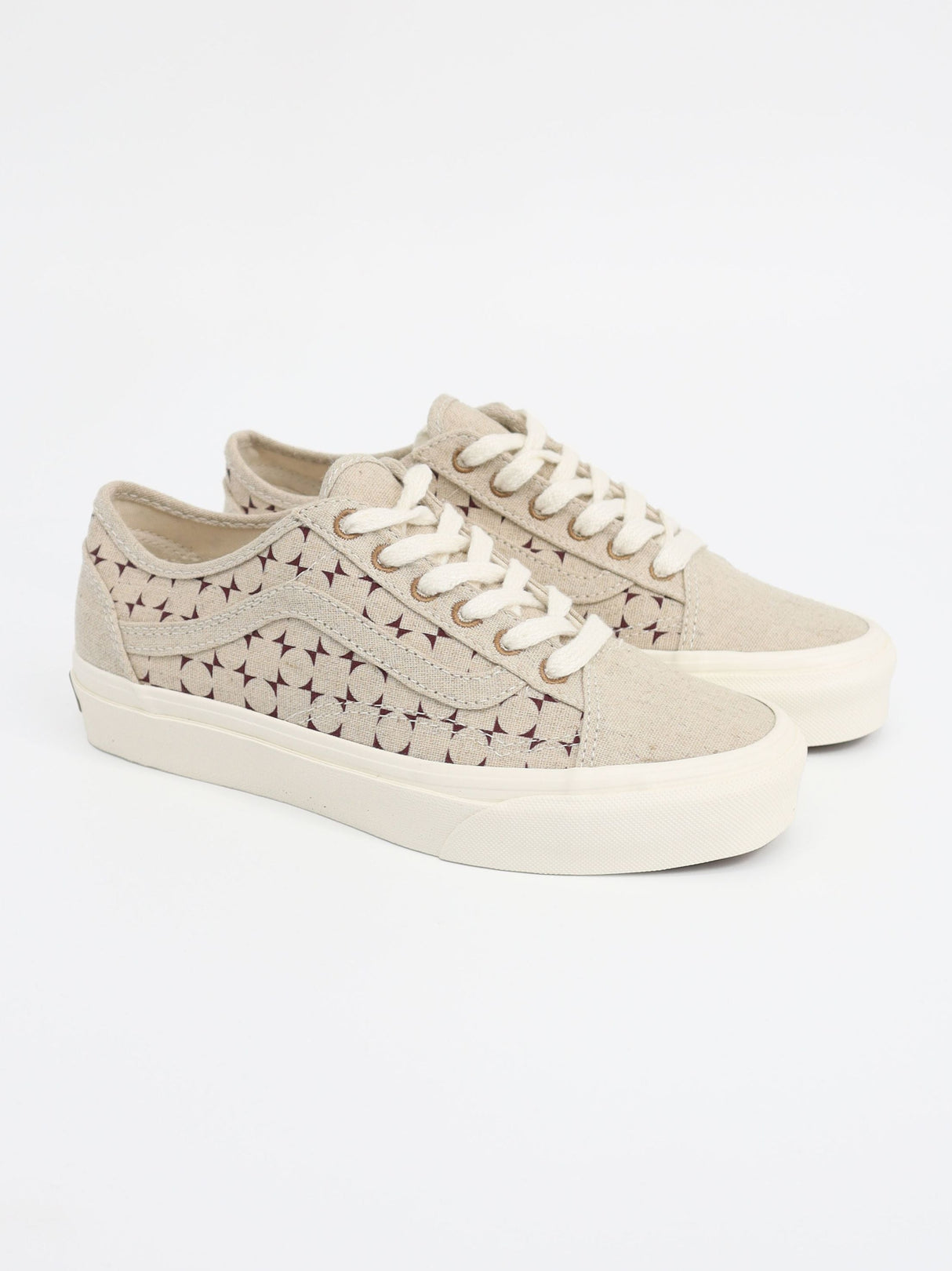 Women's Printed Casual Shoes,Ecru