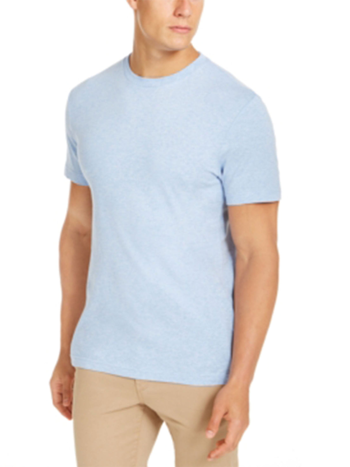 Men's Plain T-Shirt,Light Blue