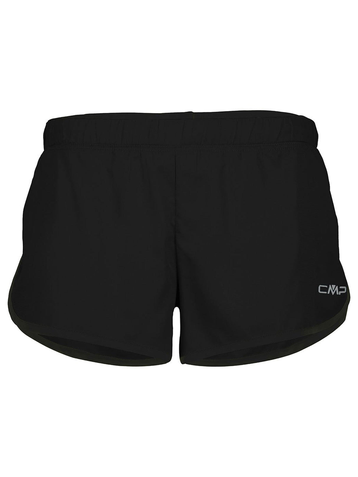 Women's Brand Logo Printed Sport Short,Black