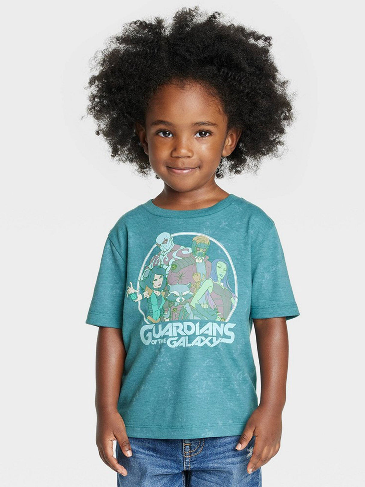 Kids Boy's Graphic Printed T-Shirt,Teal