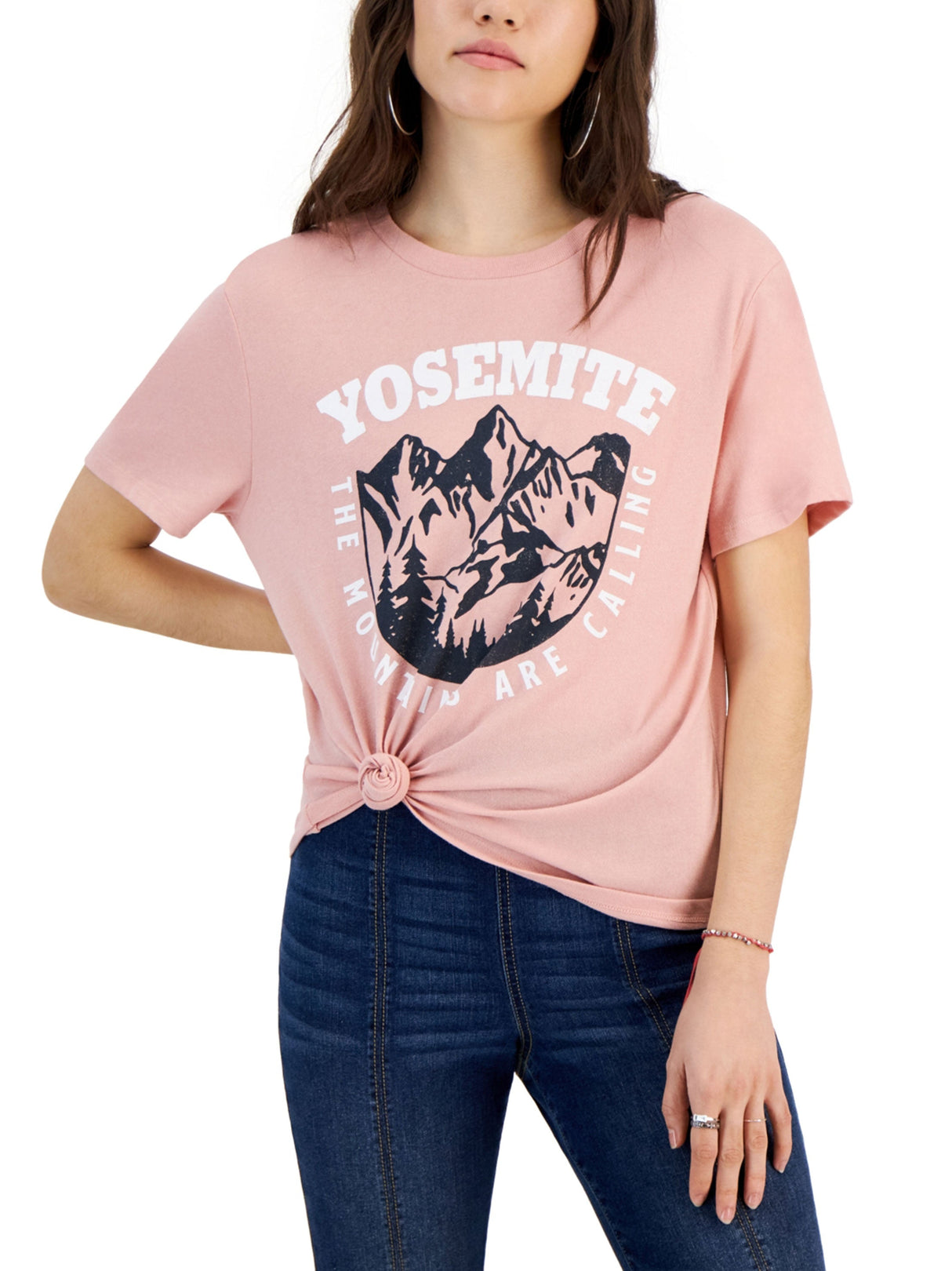 Women's Graphic Printed T-Shirt,Light Rose