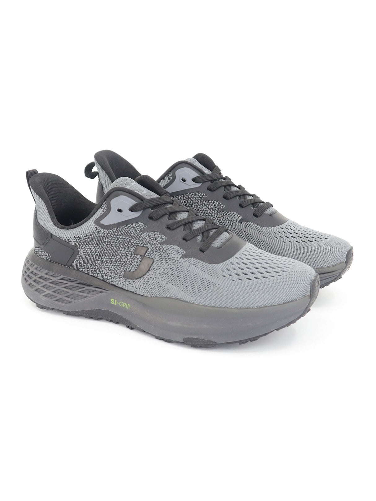 Men's Brand Logo Printed Running Shoes,Grey
