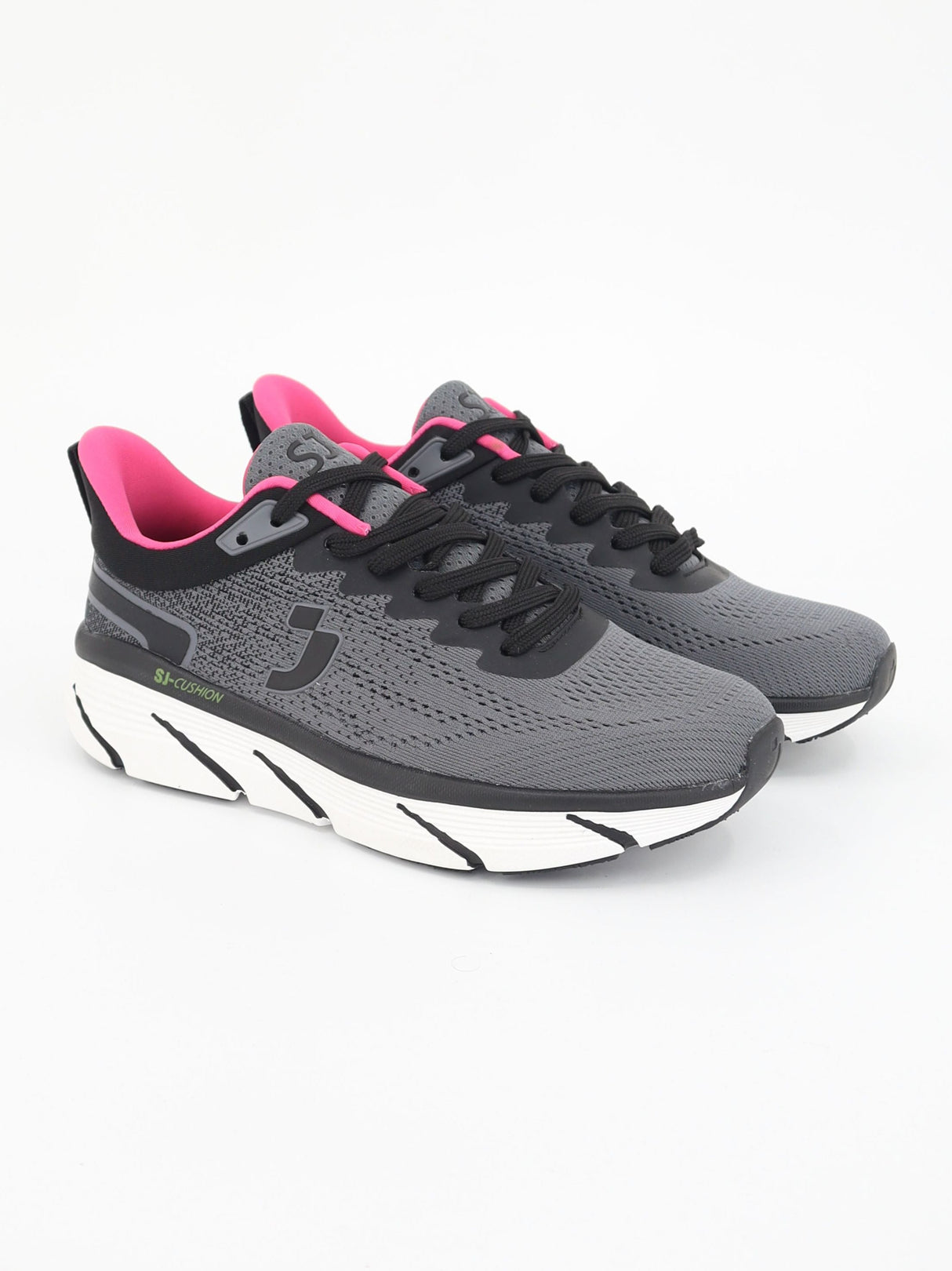 Women's Brand Logo Printed Running Shoes,Grey