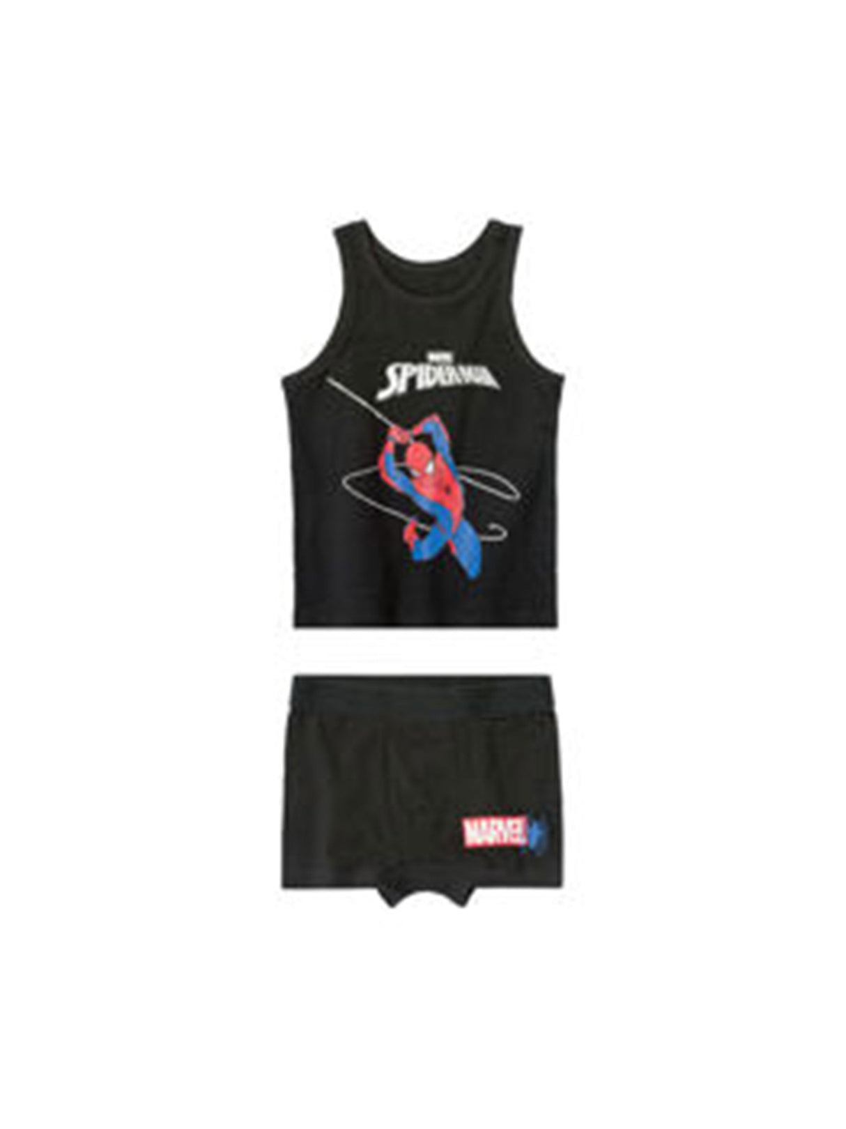 Image for Kid's Boy's 2 Pcs Tank Top & Boxer Set,Black