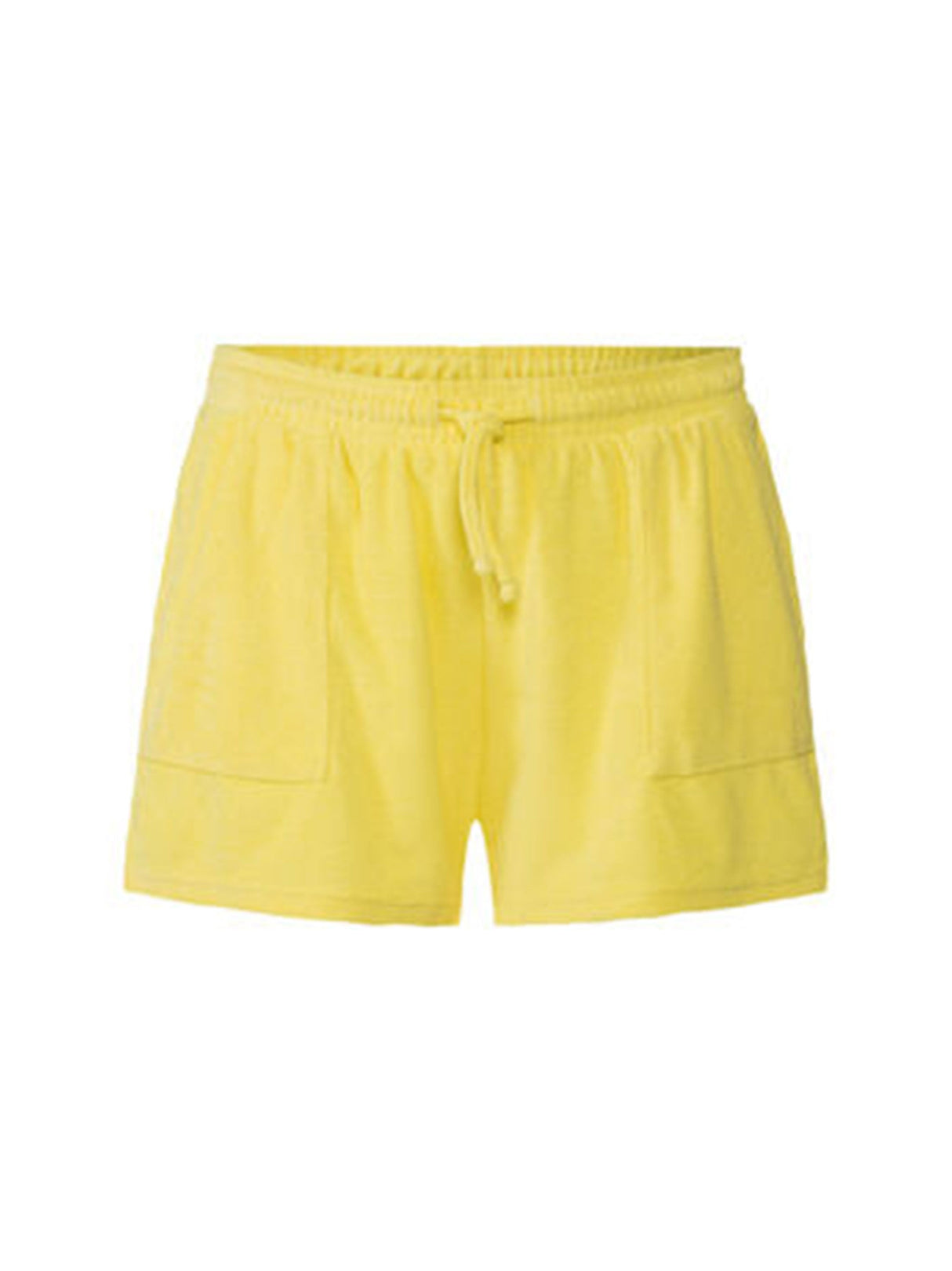 Image for Women's Plain Shorts,Yellow
