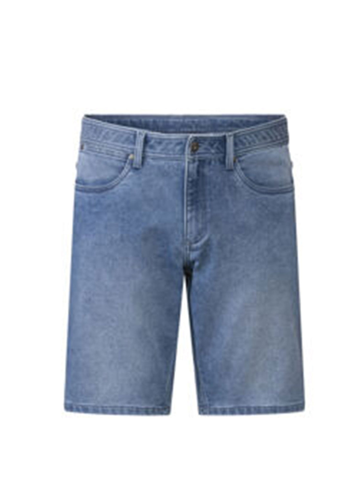 Men's Washed Denim Shorts,Light Blue