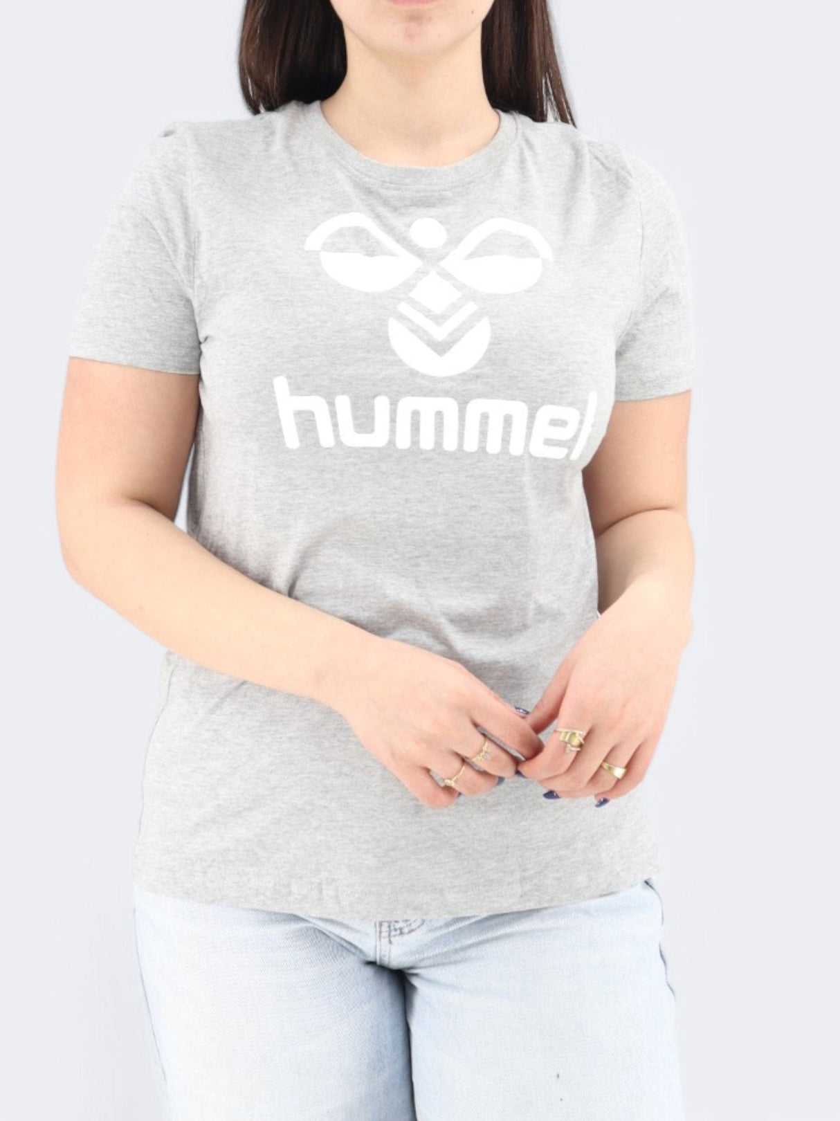 Image for Women's Printed T-Shirt,Grey