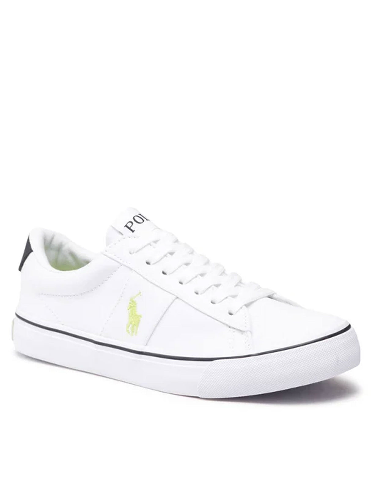Women's Brand Logo Embroidered Casual Shoes,White