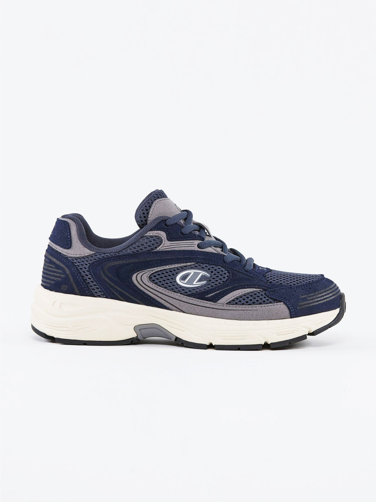 Men's Brand Logo Printed Trainers,Navy