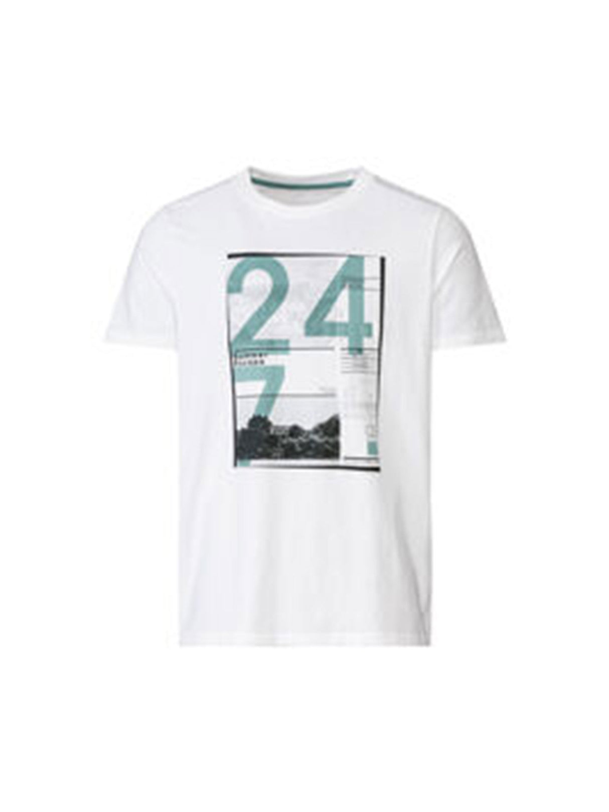 Men's Printed T-Shirt,White